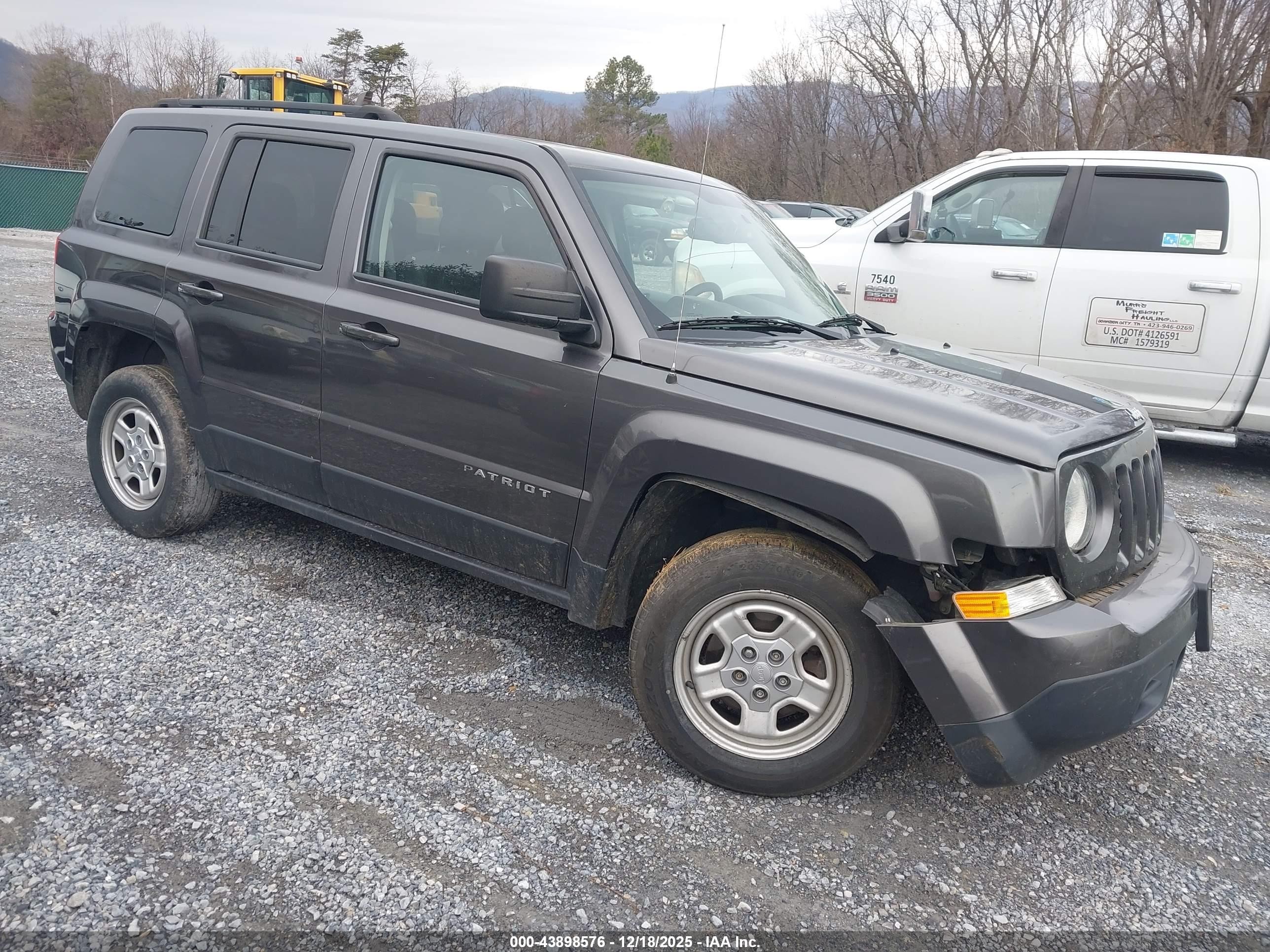 2017 Jeep Patriot Sport, VIN 1C4NJRBB5HD145139 — All over