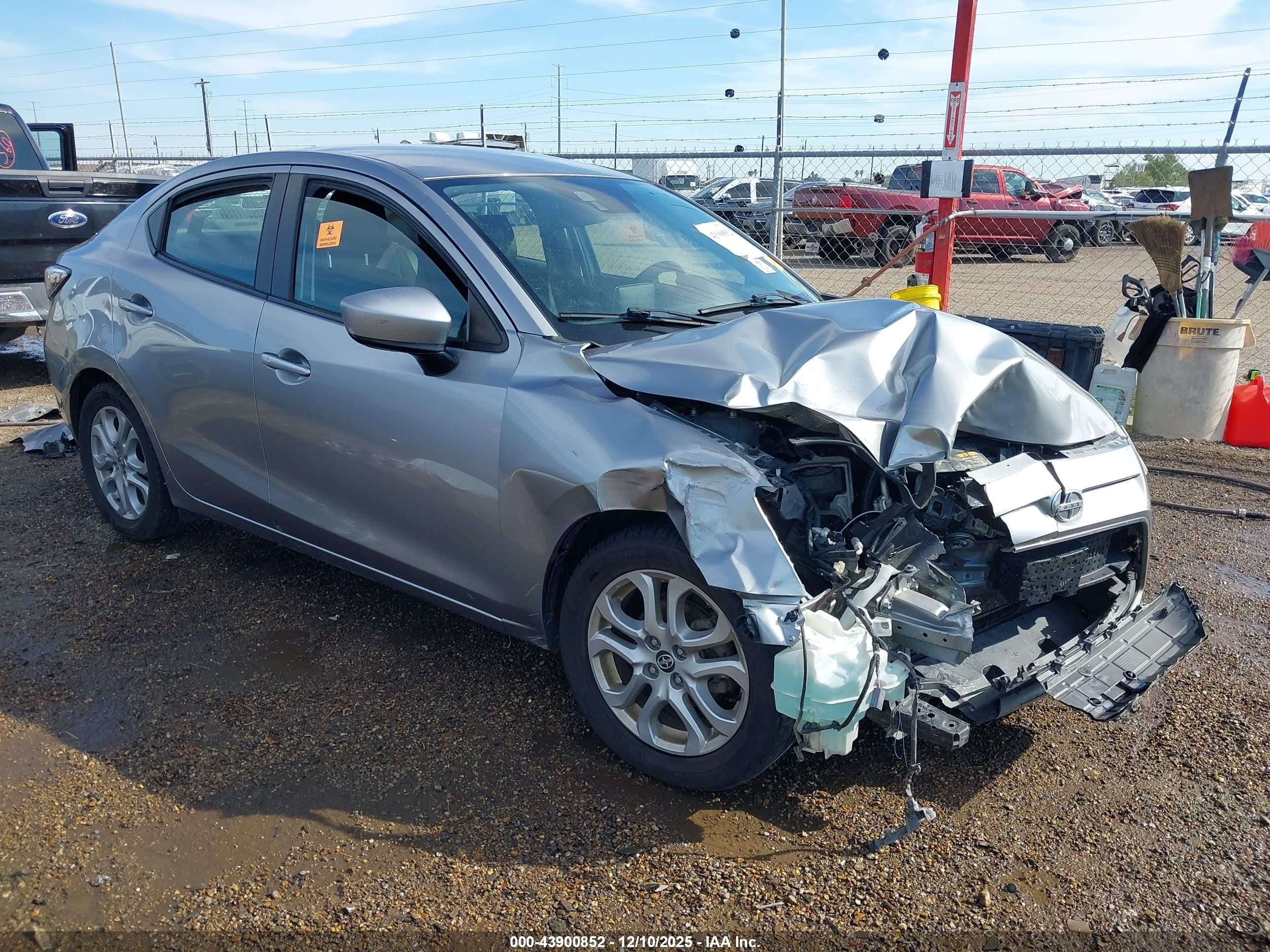2016 Scion iA, VIN 3MYDLBZV7GY107888 — Biohazard / chemical