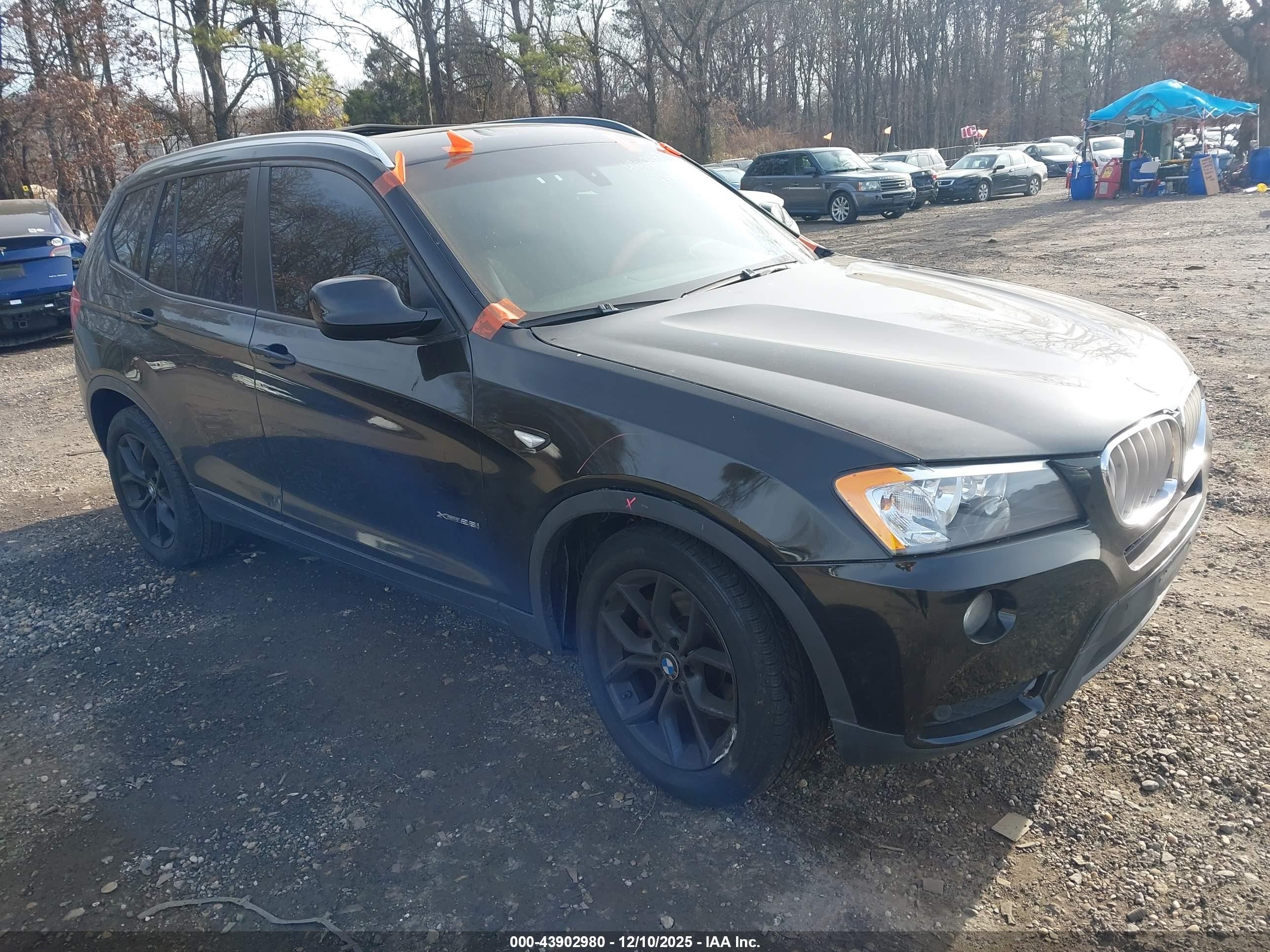 2012 BMW X3 35i, VIN 5UXWX7C52CL889651 — Перед