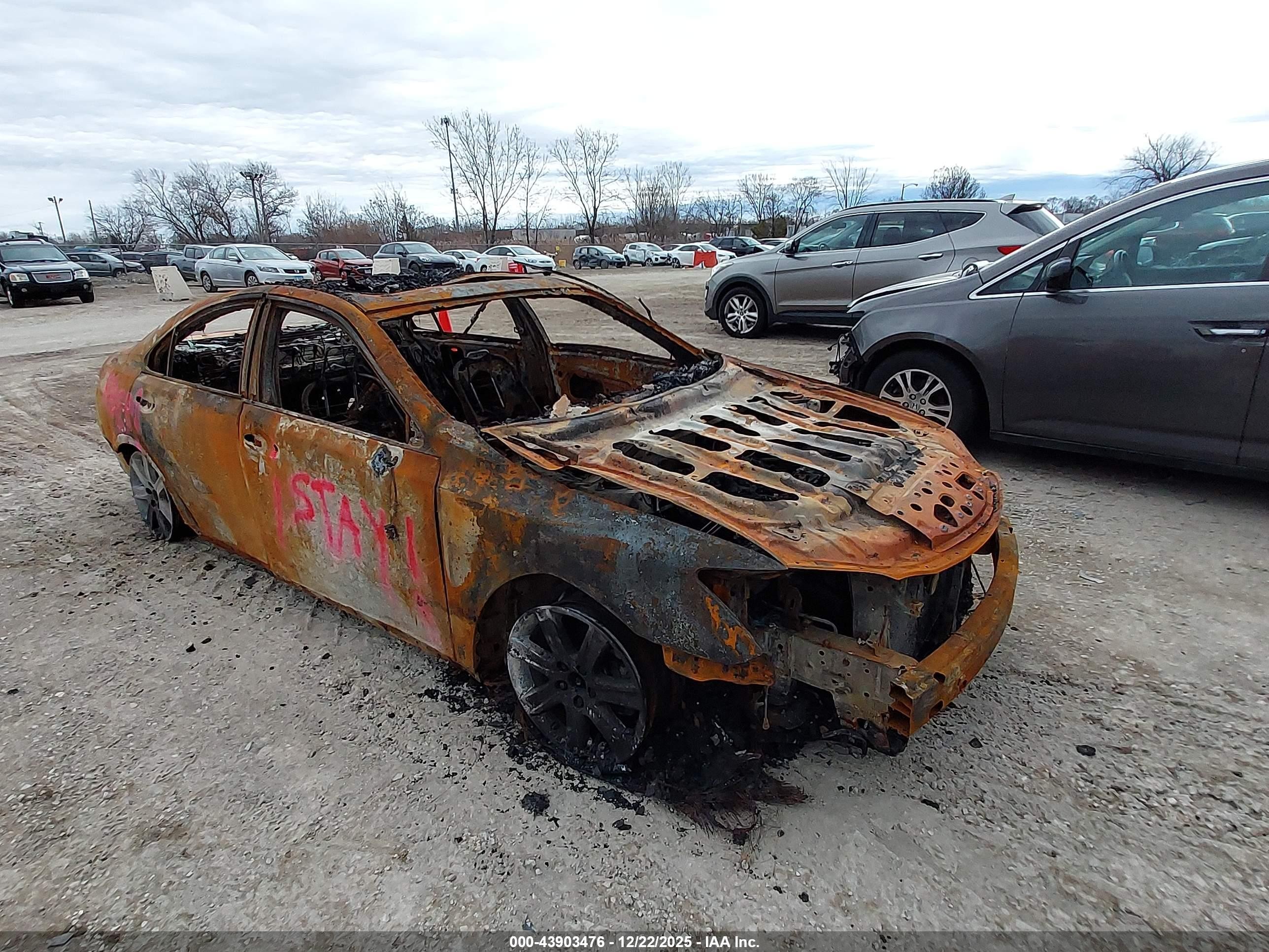 2009 Lexus ES 330, VIN JTHBJ46G592297767 — Burn