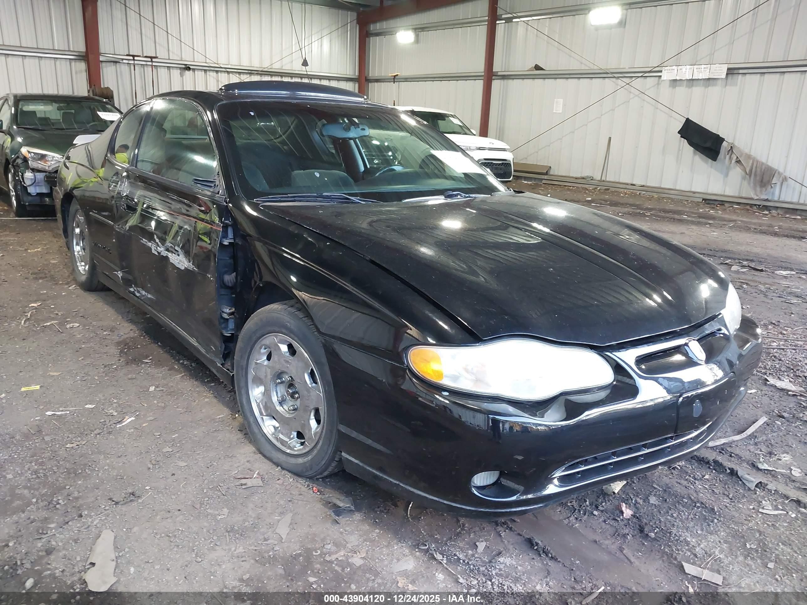 2001 Chevrolet Monte Carlo SS, VIN 2G1WX15K819110543 — Side