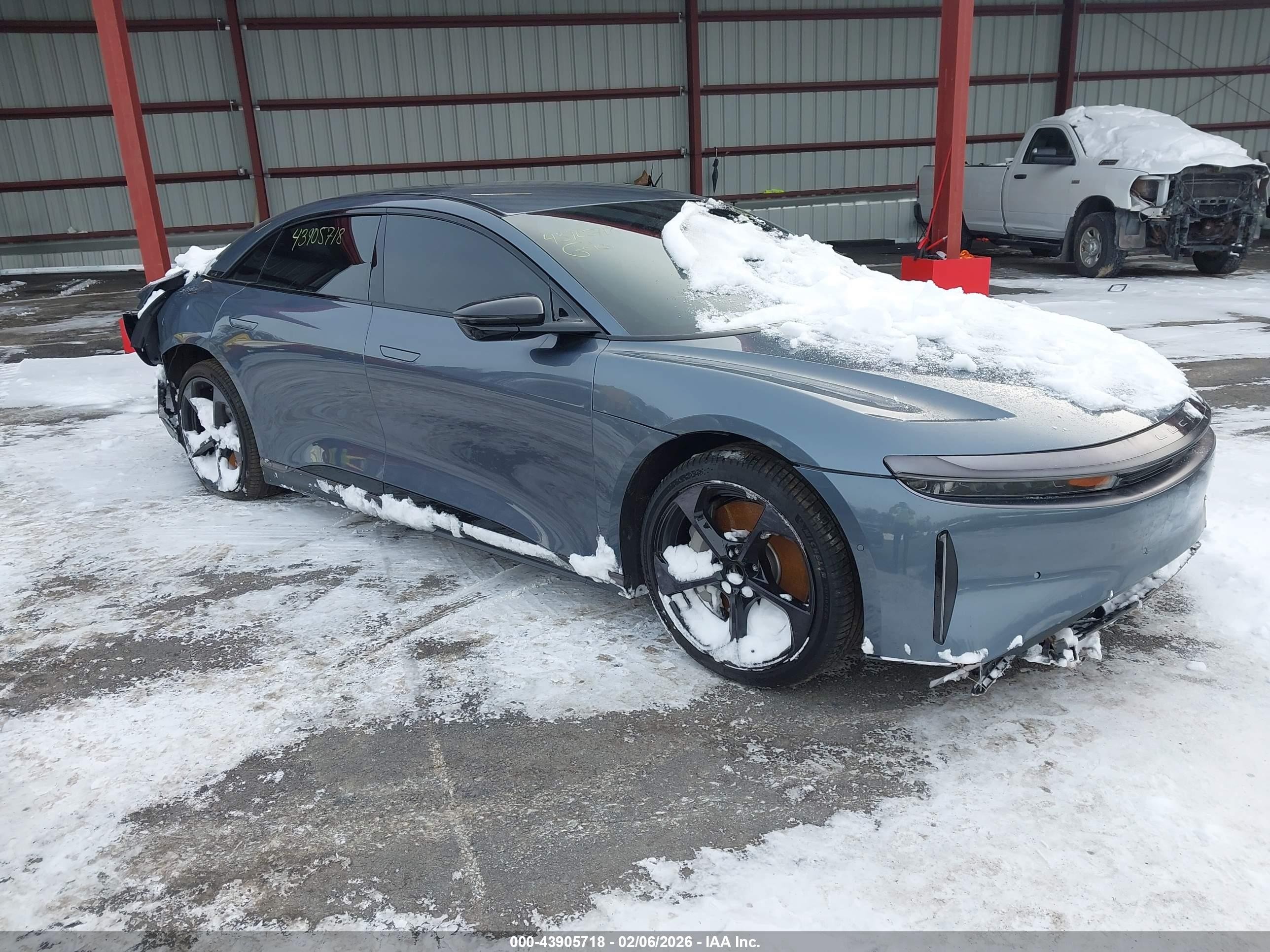 2025 Lucid Air Pure, VIN 50EA1PGA1SA004558 — All over
