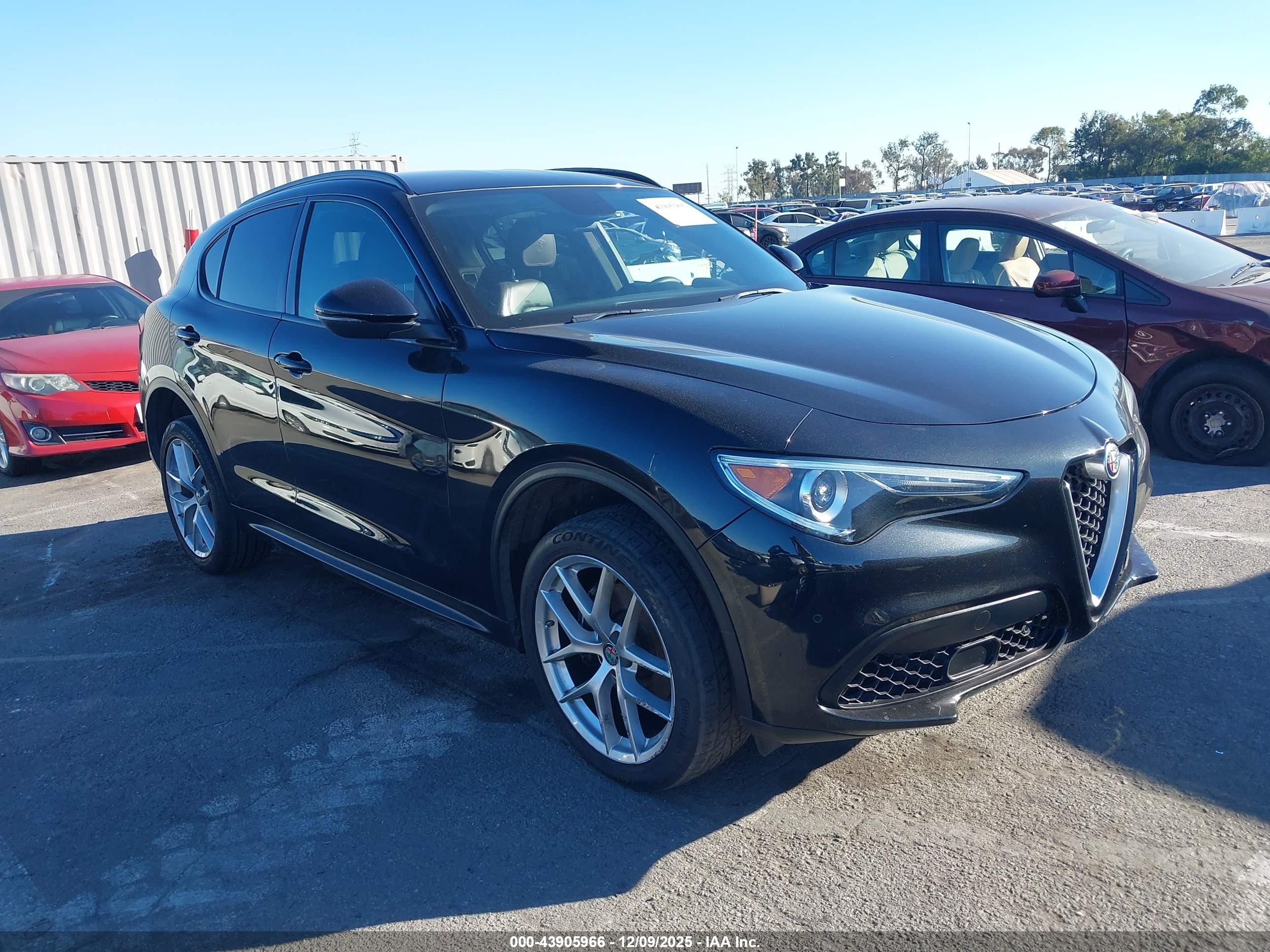 2018 Alfa Romeo Stelvio Ti Sport, VIN ZASFAKNN8J7B82795 — Repossession