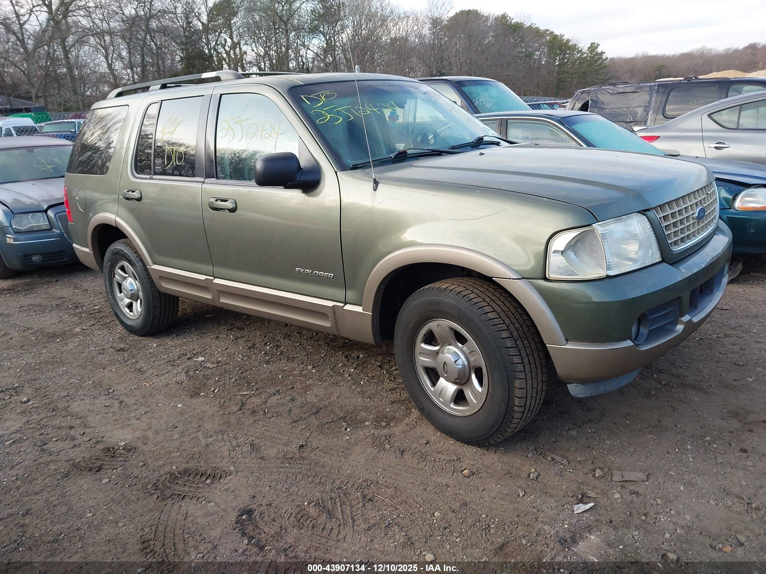 2002 Ford Explorer Eddie Bauer, VIN 1FMZU74E92UA41163 — Side