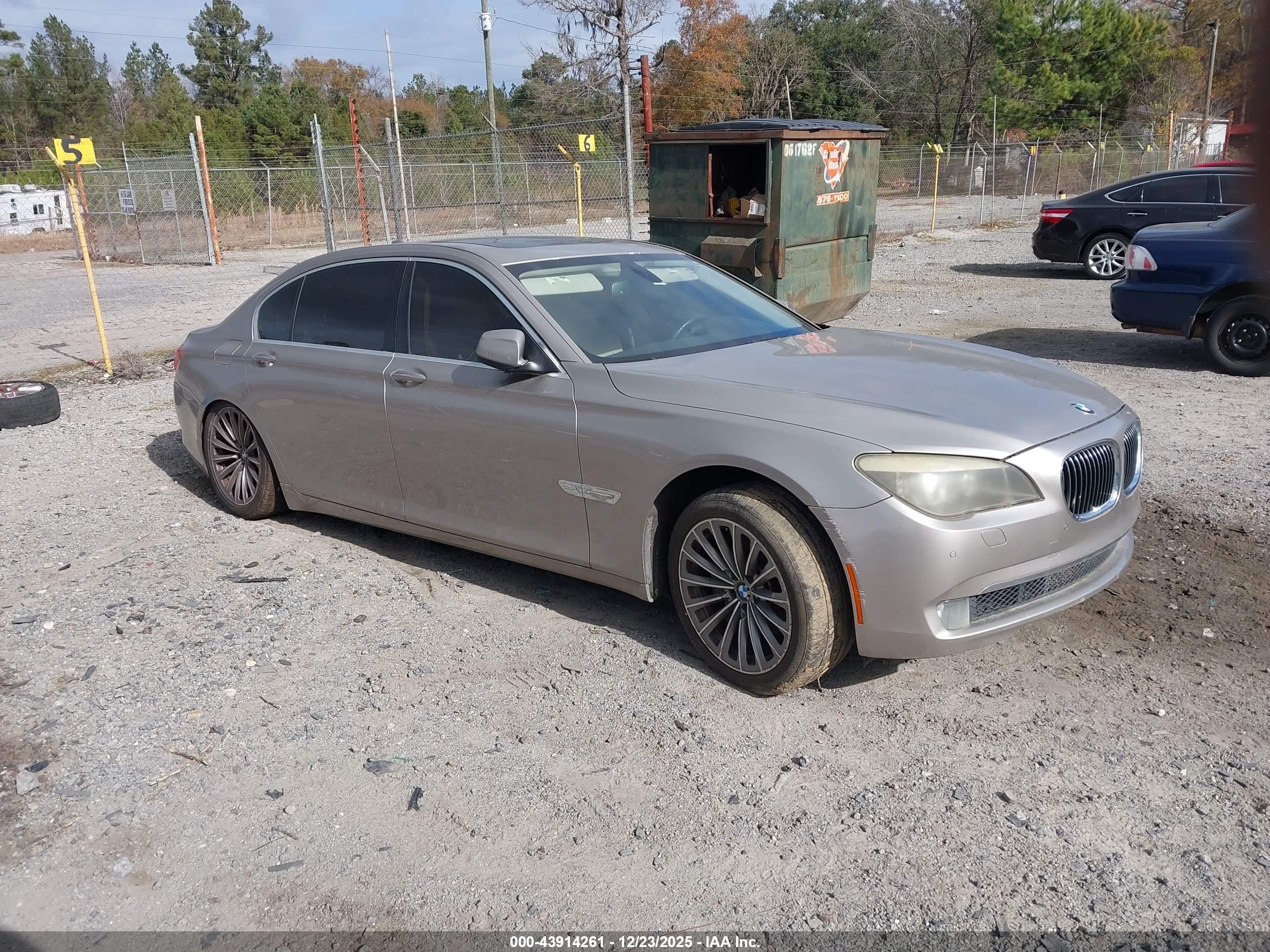2011 BMW 7 Series 740Li, VIN WBAKB4C55BC392814 — Undercarriage