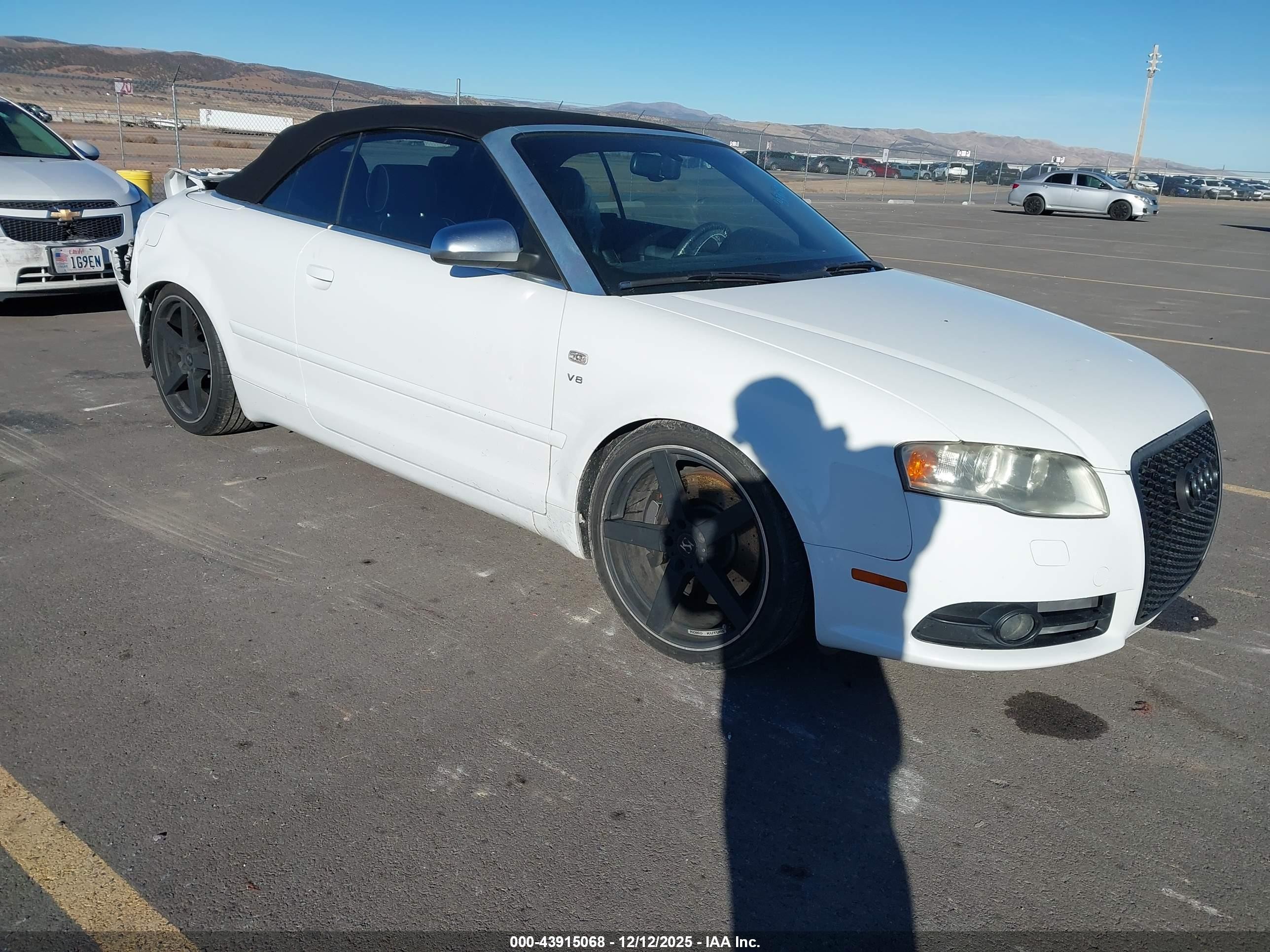 2007 Audi S4, VIN WUARL48H27K901310 — Rear end