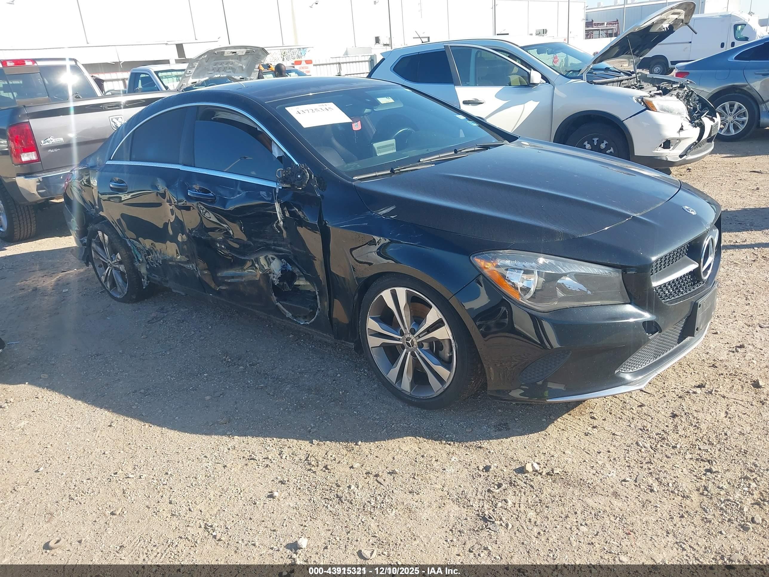 2018 Mercedes-Benz CLA 250, VIN WDDSJ4EB3JN615739 — Side