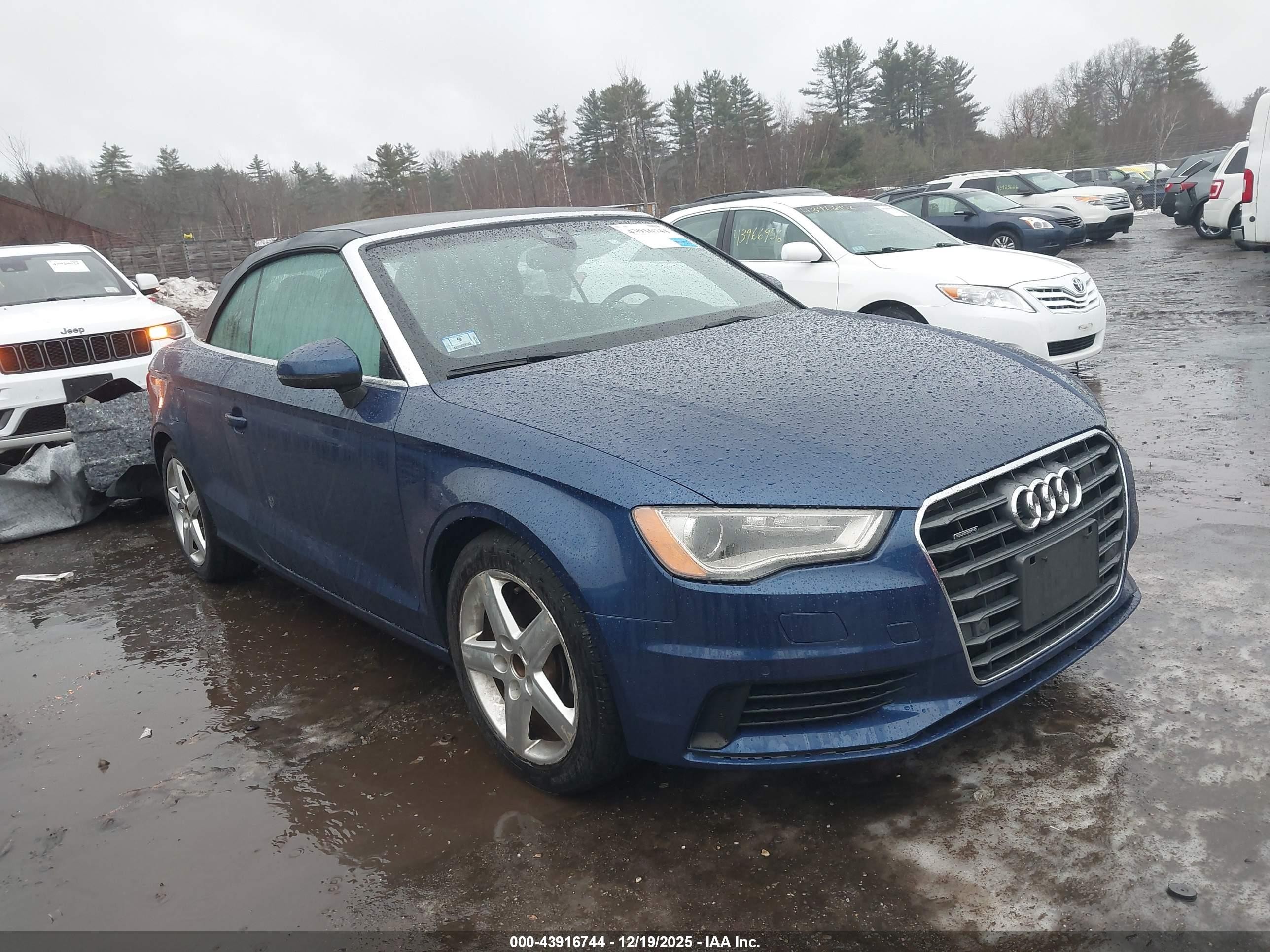 2015 Audi A3 Premium Plus, VIN WAU3FLFF7F1020223 — Stripped