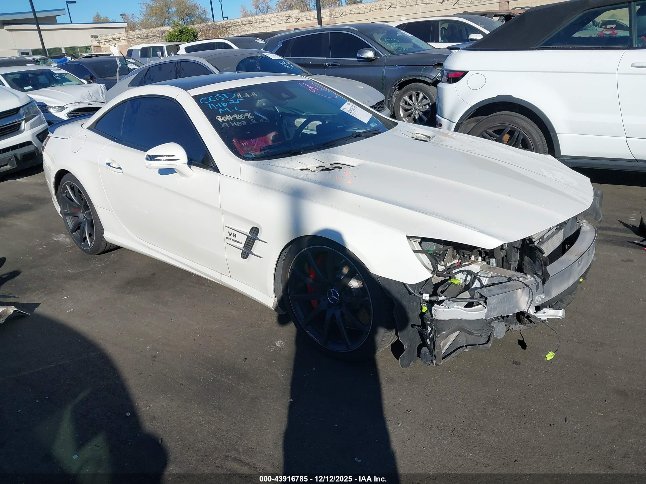 2014 Mercedes-Benz SL 63 AMG, VIN WDDJK7EA5EF022322 — Front end