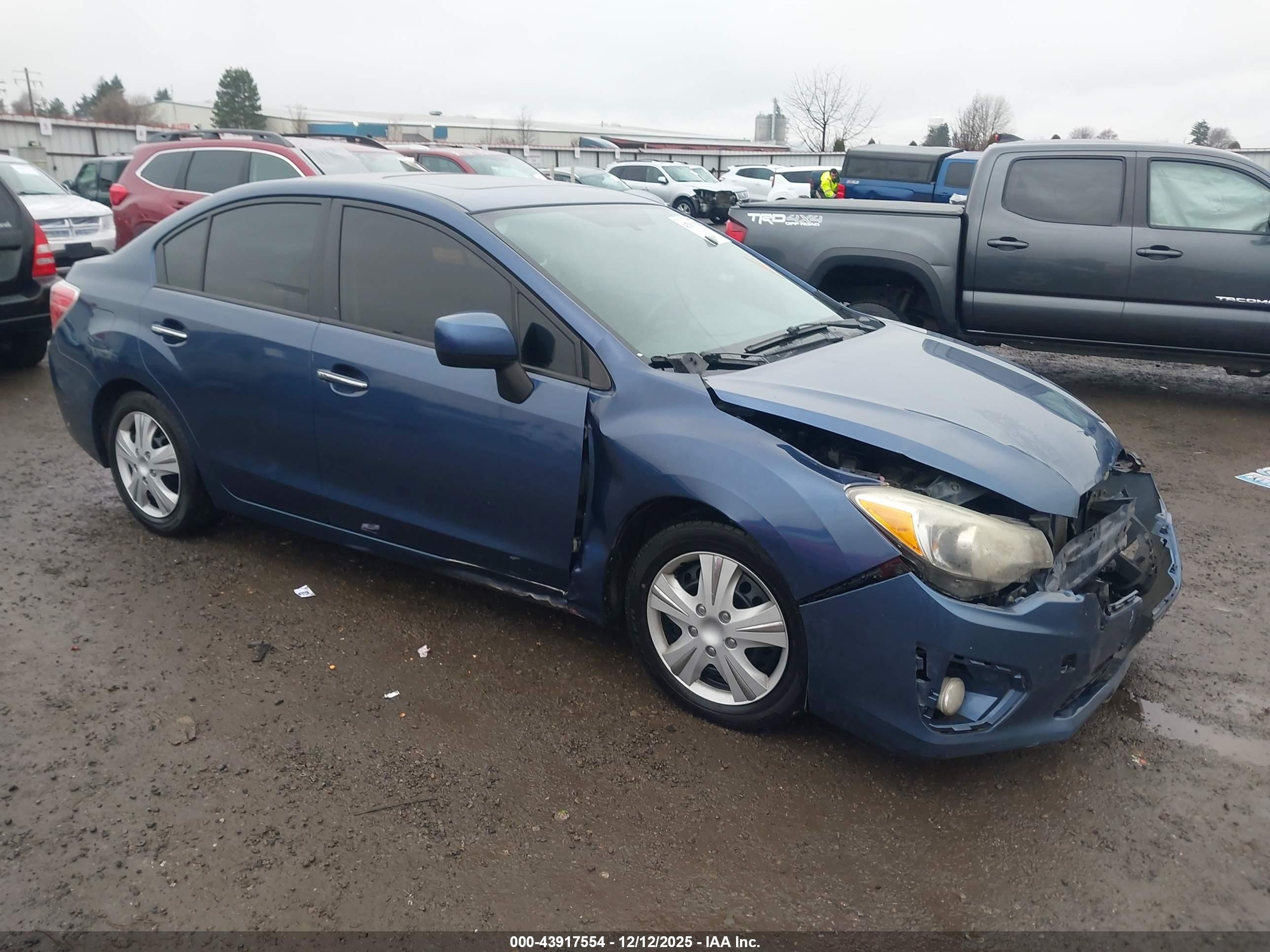 2013 Subaru Impreza Limited, VIN JF1GJAH68DH012078 — Front end