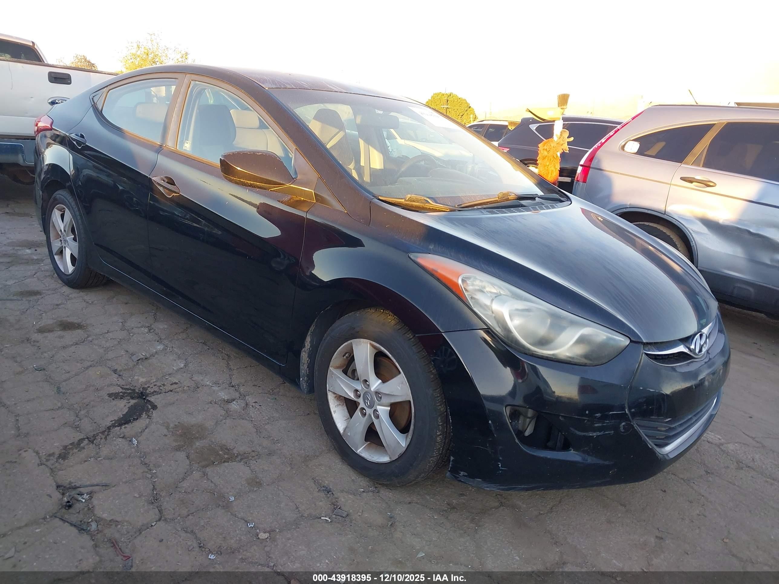 2012 Hyundai Elantra GLS, VIN KMHDH4AEXCU415573 — Rear end