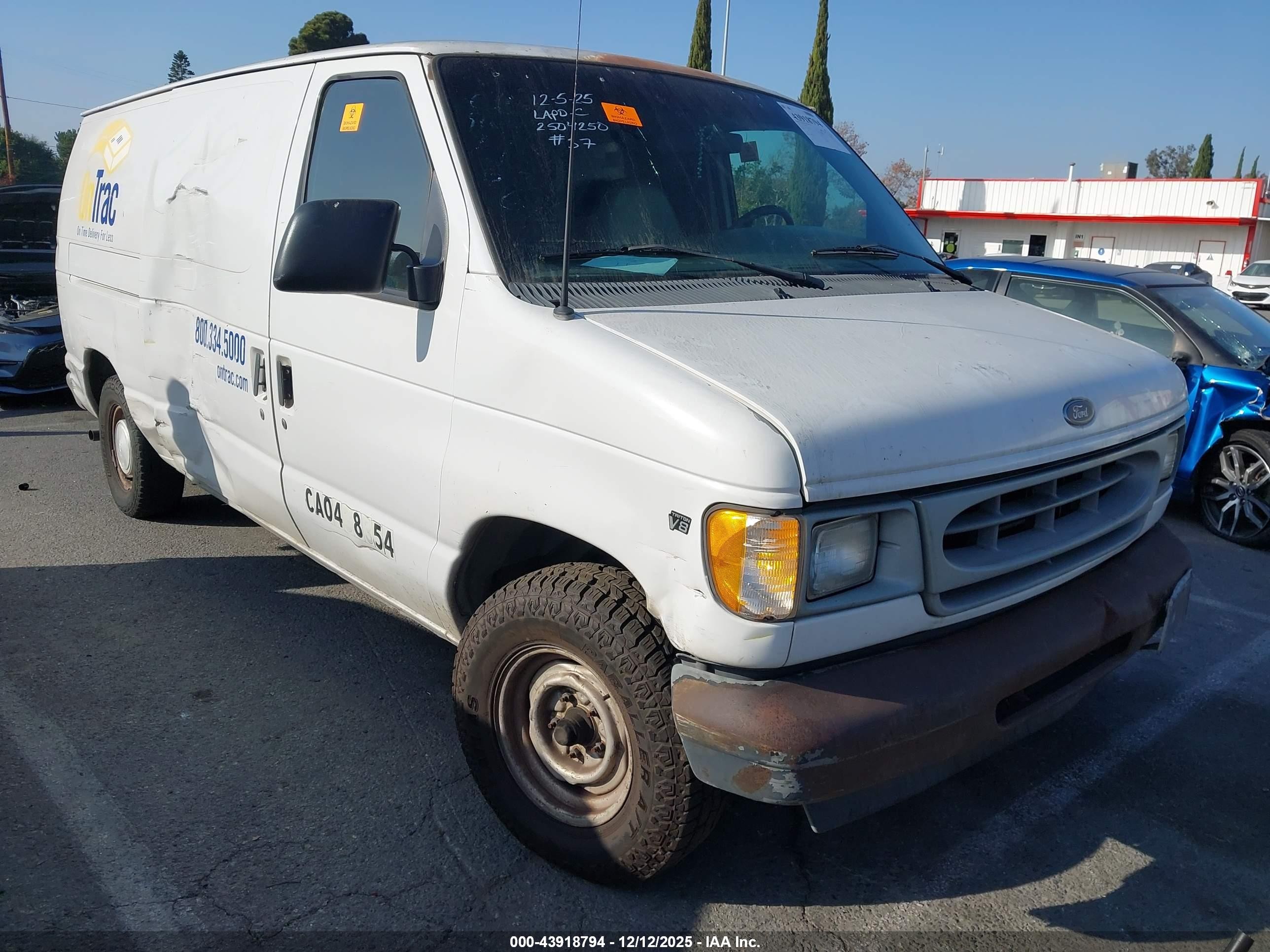 2002 Ford Econoline Cargo, VIN 1FTRE14W72HB39026 — Theft recovery