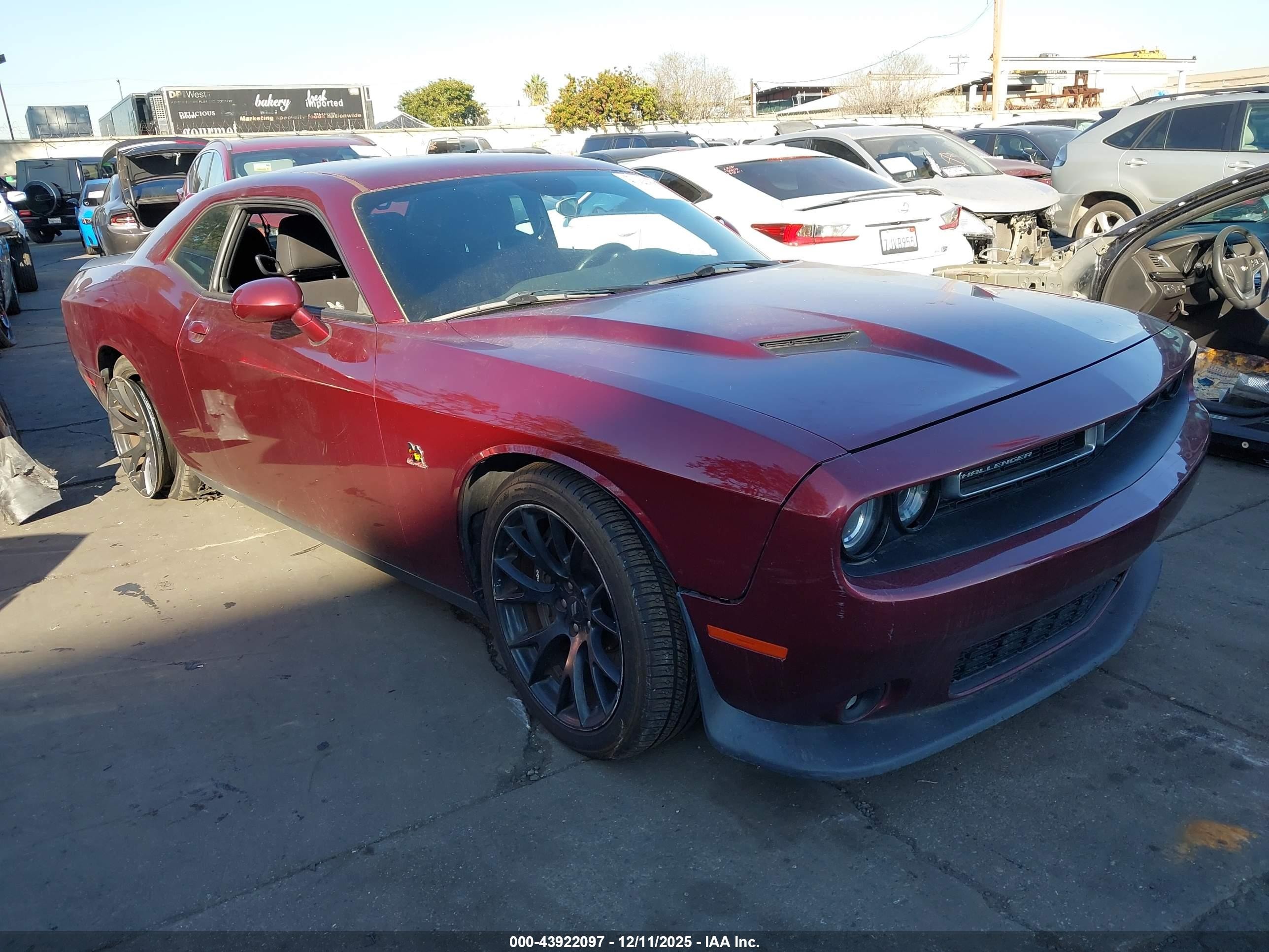2017 Dodge Challenger R/T Scat Pack, VIN 2C3CDZFJ1HH617151 — Vandalism
