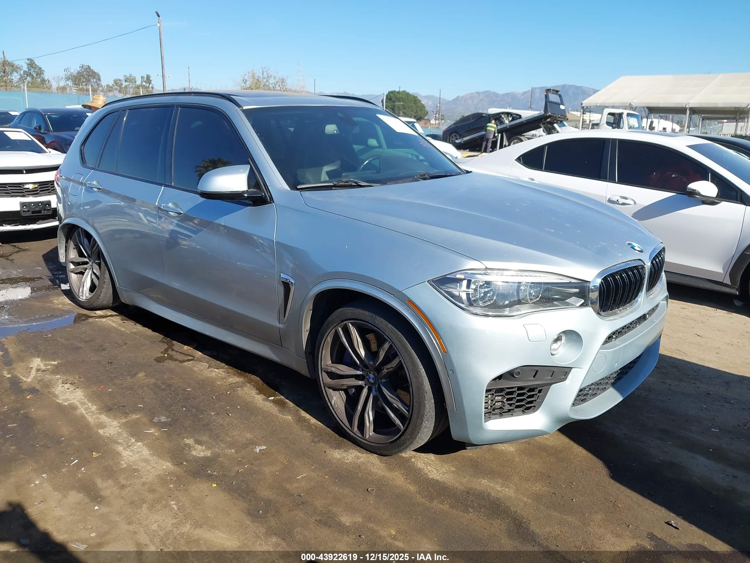 2016 BMW X5 M, VIN 5YMKT6C50G0R78705 — Rear end