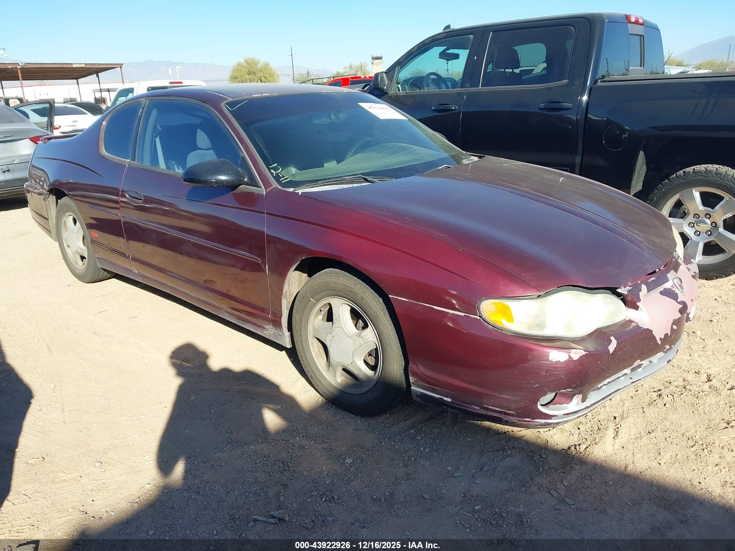 2004 Chevrolet Monte Carlo SS, VIN 2G1WX12K249293284 — Front end