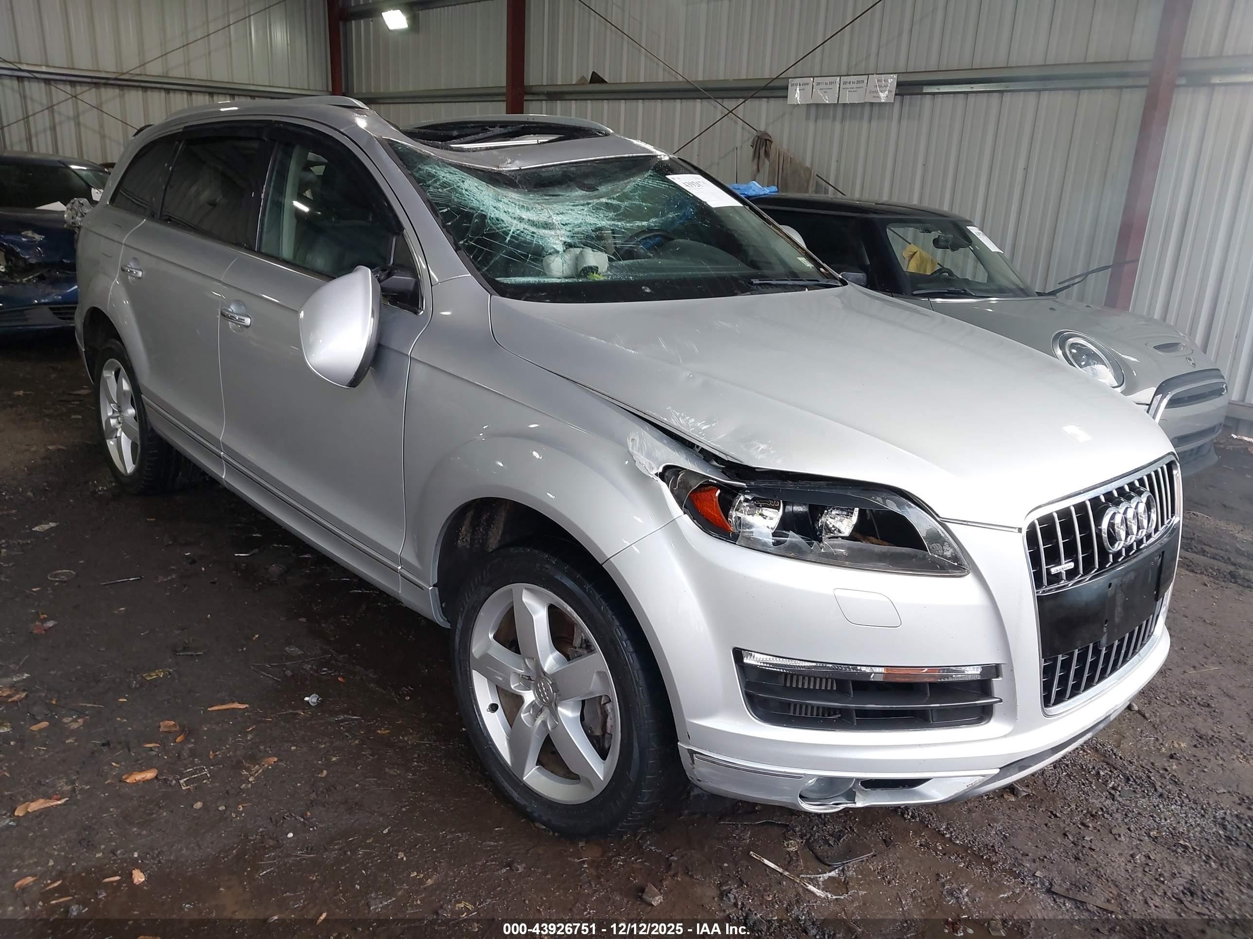 2013 Audi Q7 Premium, VIN WA1CMAFE3DD004823 — Storm