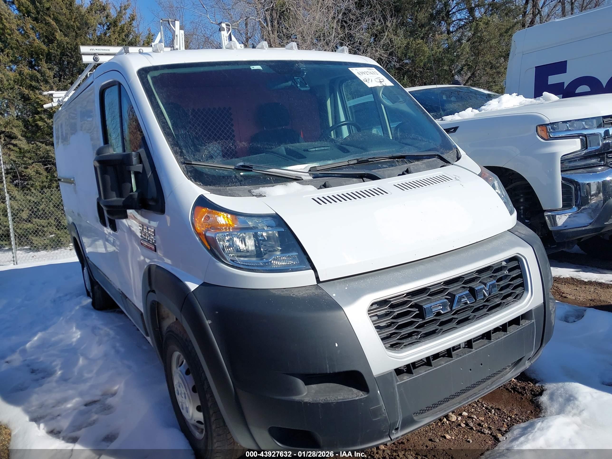 2021 Ram ProMaster, VIN 3C6ERVAGXME501700 — Обычный износ