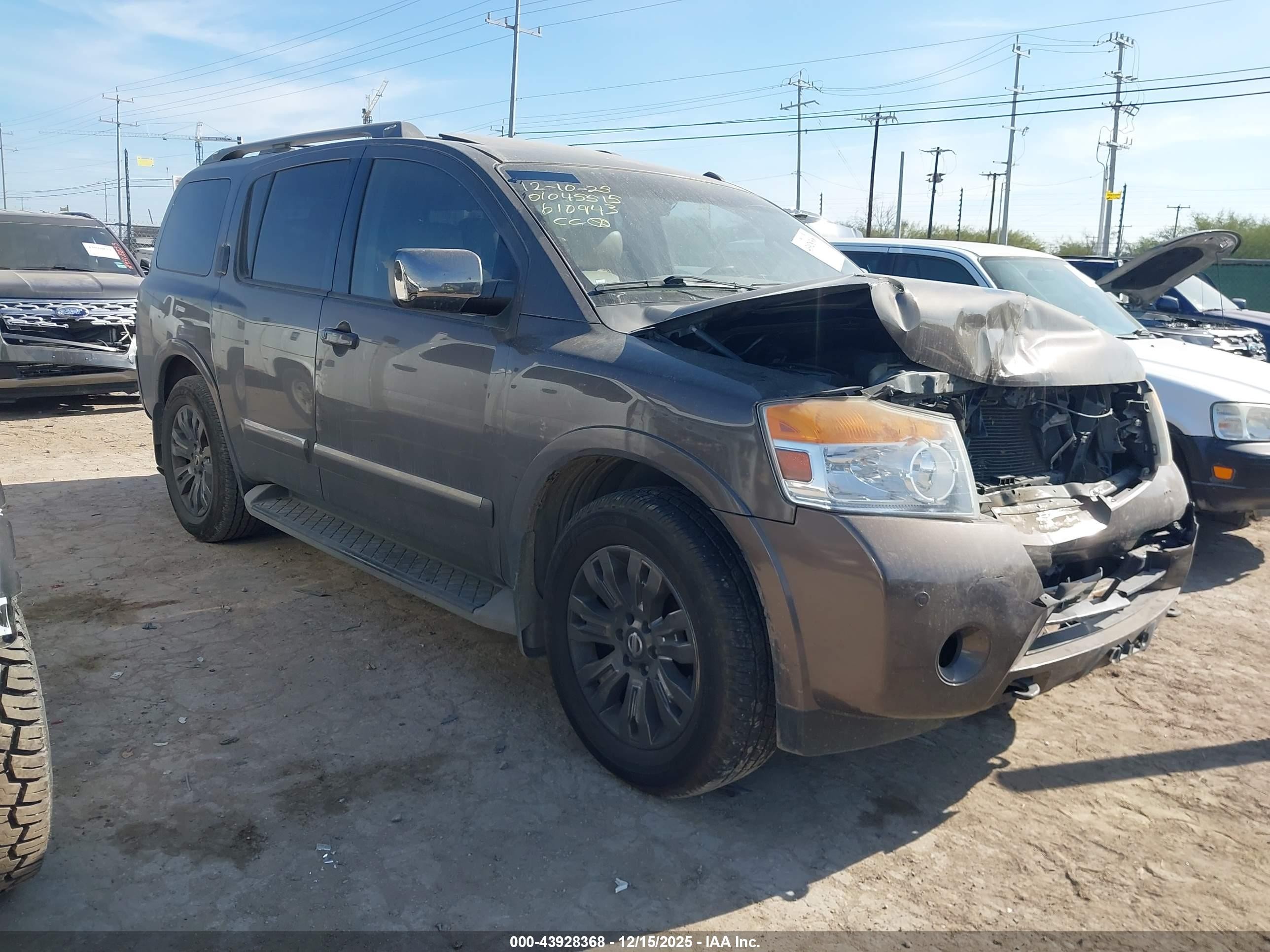 2015 Nissan Armada Platinum, VIN 5N1BA0NF9FN610943 — All over