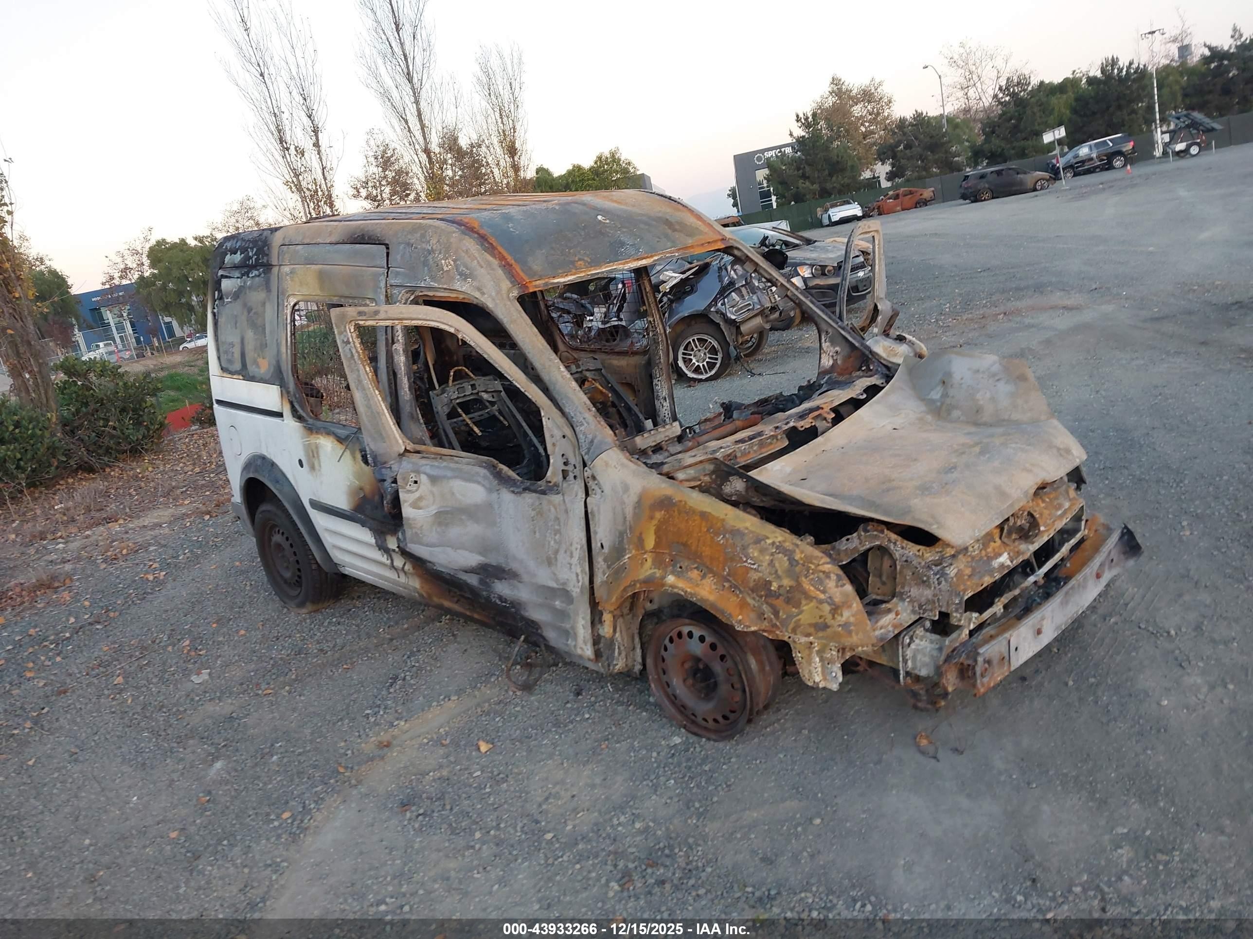 2013 Ford Transit Connect XL, VIN NM0LS6AN6DT130578 — Burn