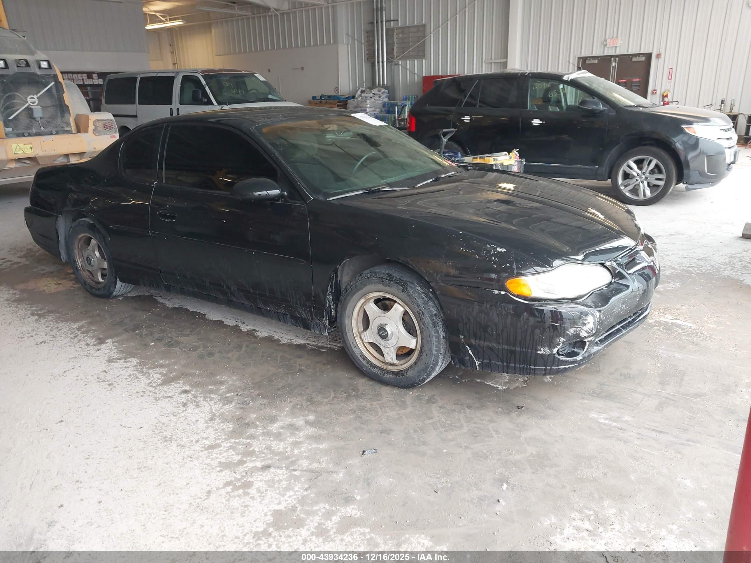 2003 Chevrolet Monte Carlo LS, VIN 2G1WW12E539417155 — Side