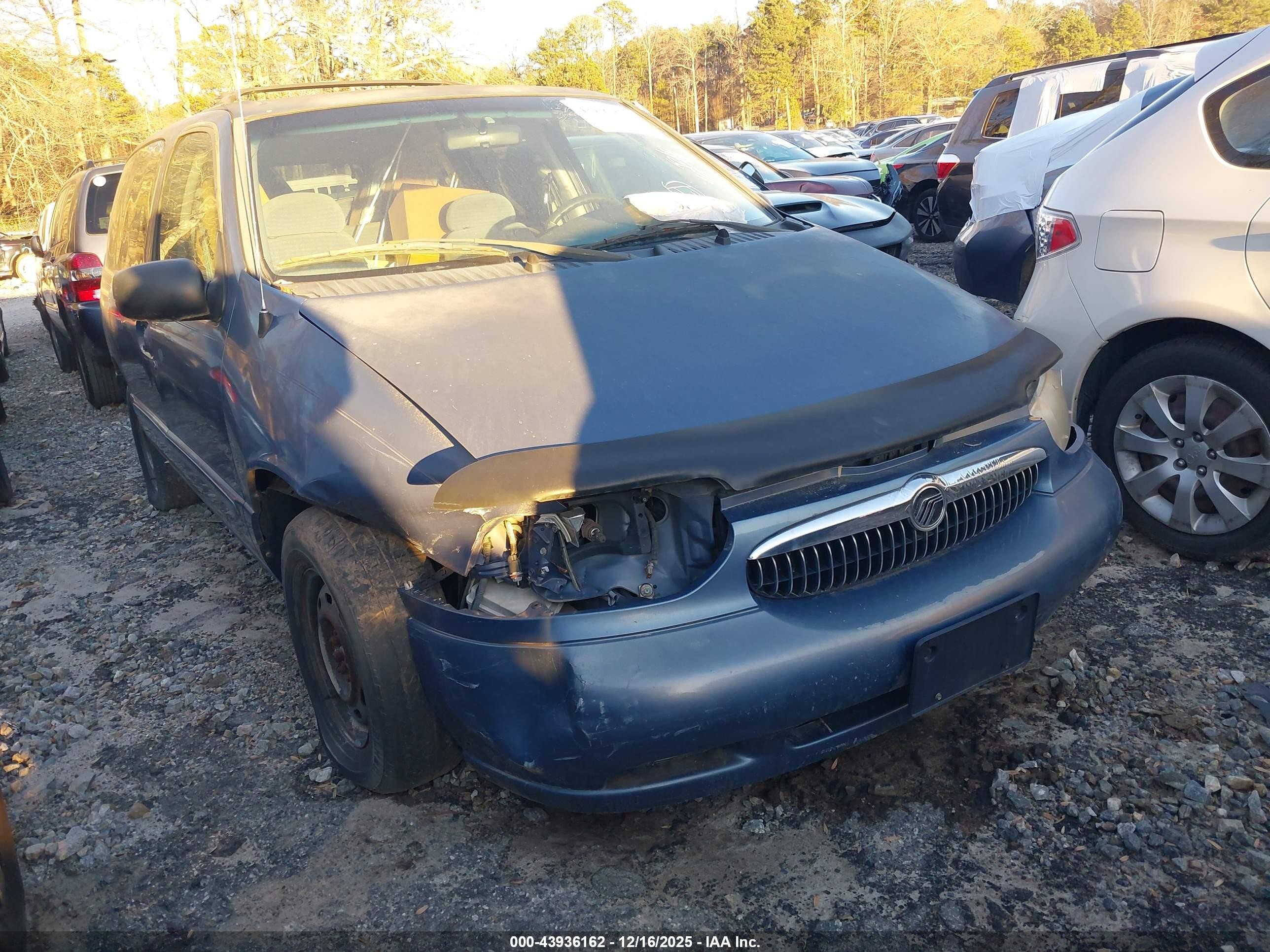 2000 Mercury Villager, VIN 4M2XV11TXYDJ04069 — Биологическое загрязнение