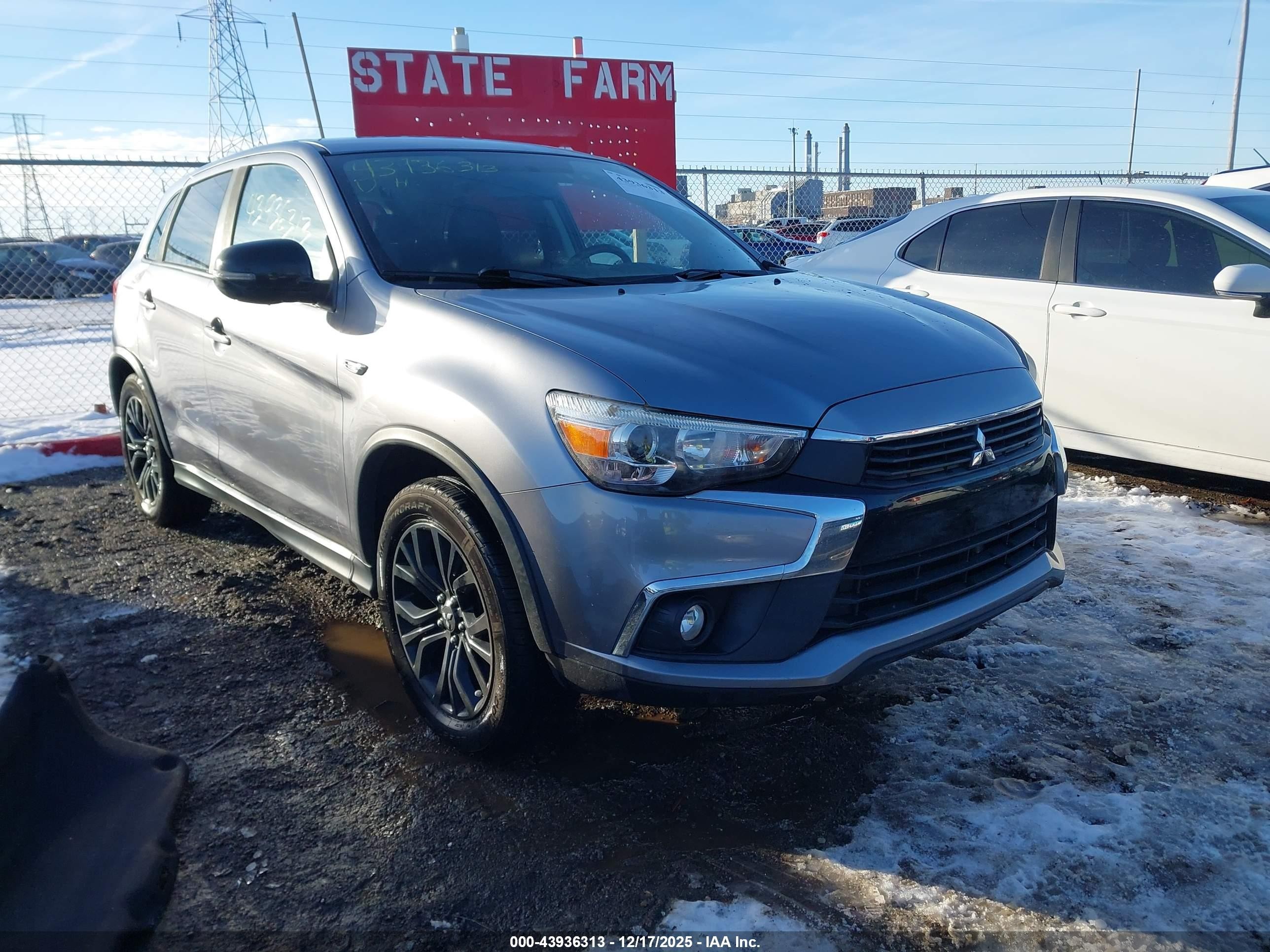 2017 Mitsubishi Outlander ES, VIN JA4AP3AU9HZ034653 — После угона