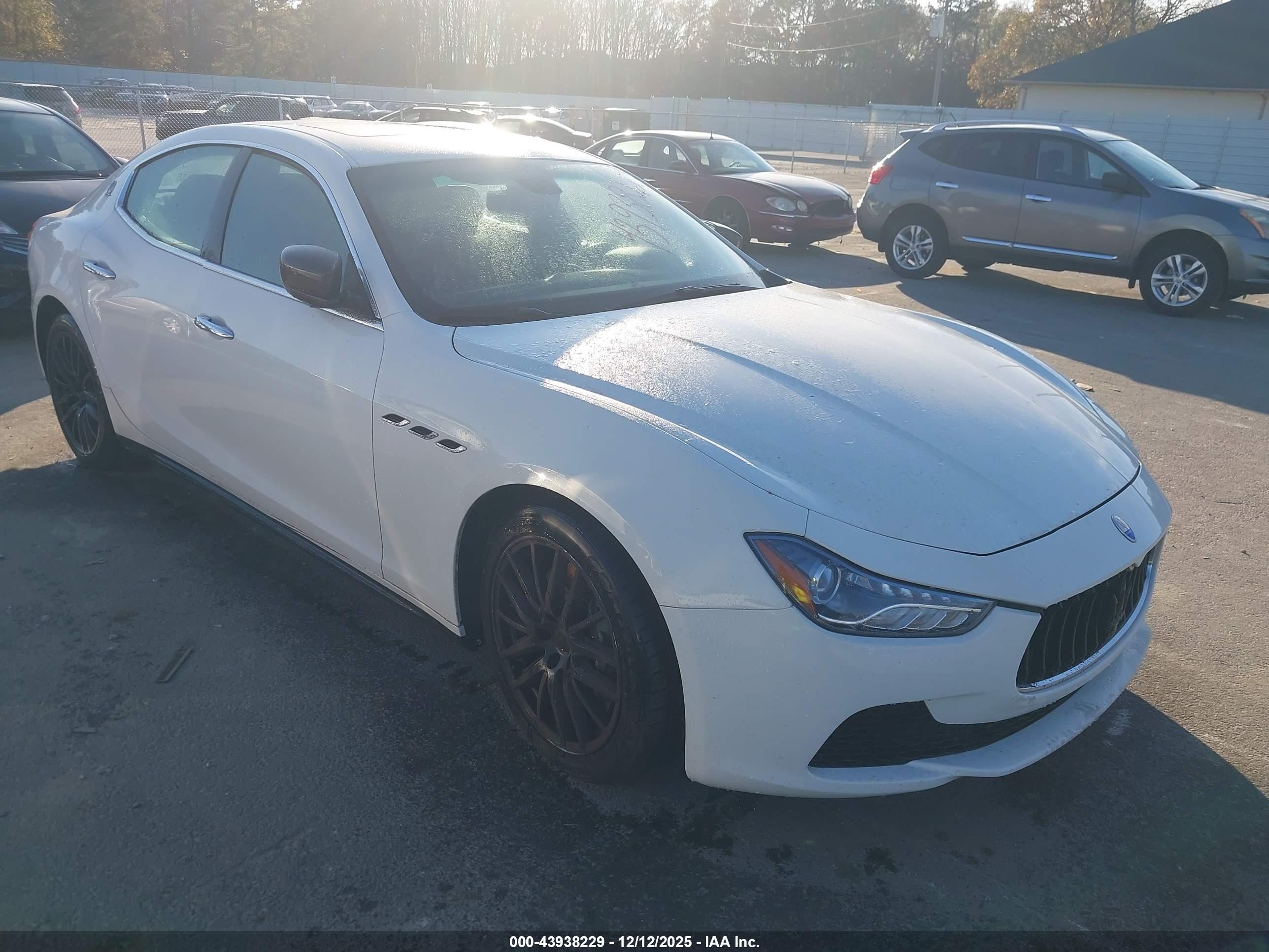2015 Maserati Ghibli S Q4, VIN ZAM57RTA8F1143531 — Auction photo 1 of 5