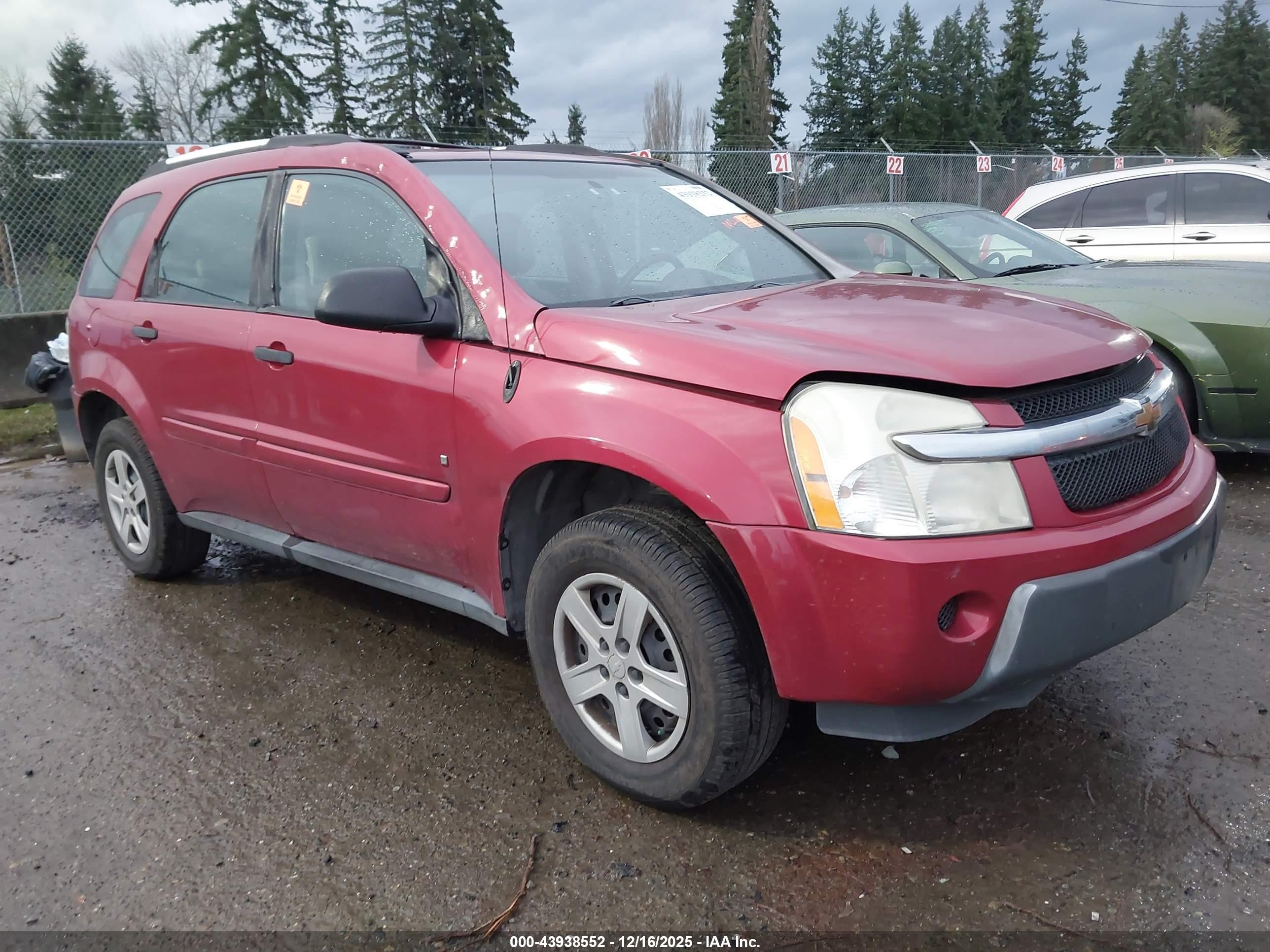 2006 Chevrolet Equinox LS, VIN 2CNDL23F166191816 — Biohazard / chemical