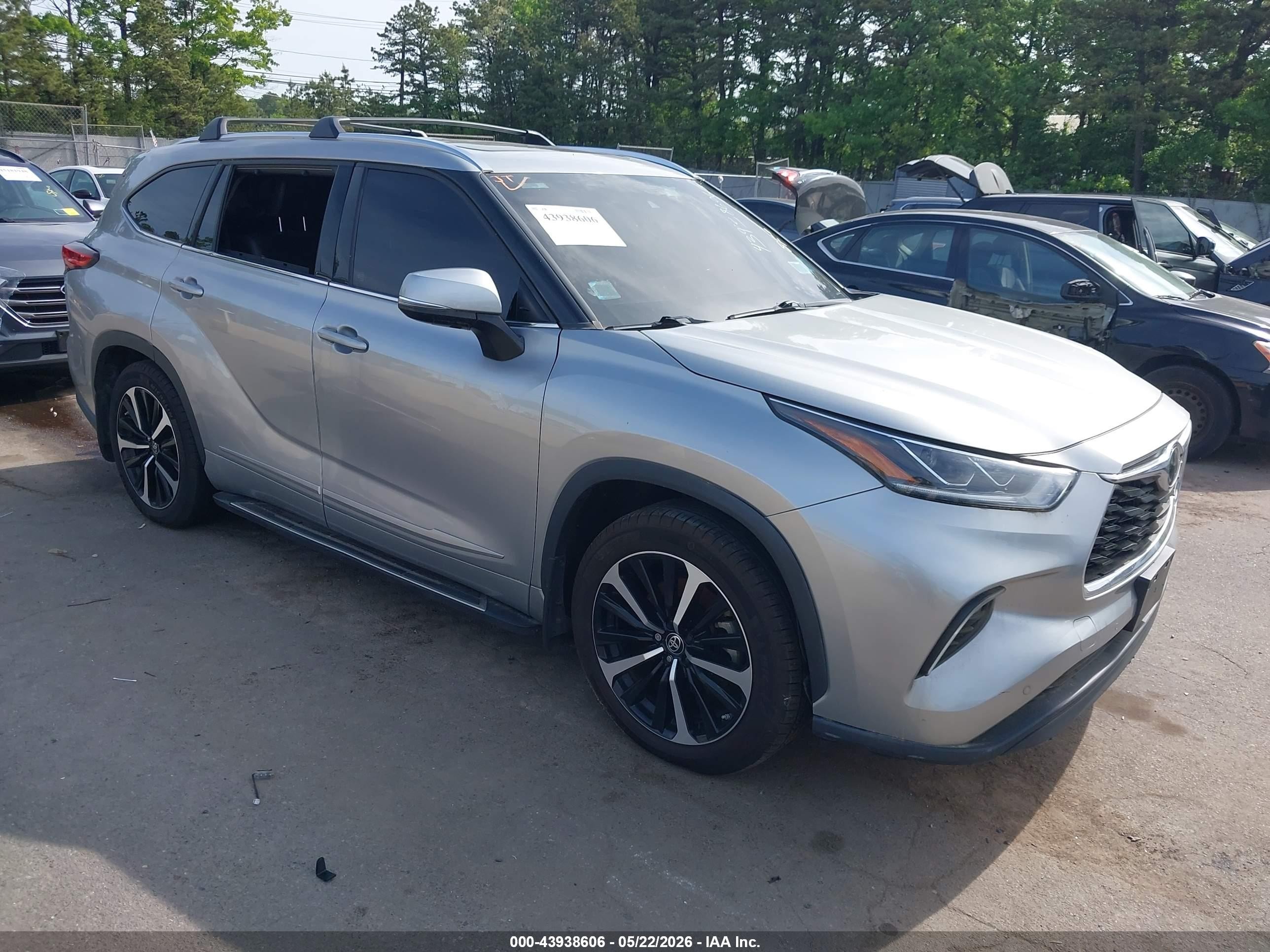 2022 Toyota Highlander Limited, VIN 5TDDZRBH5NS168493 — Theft recovery