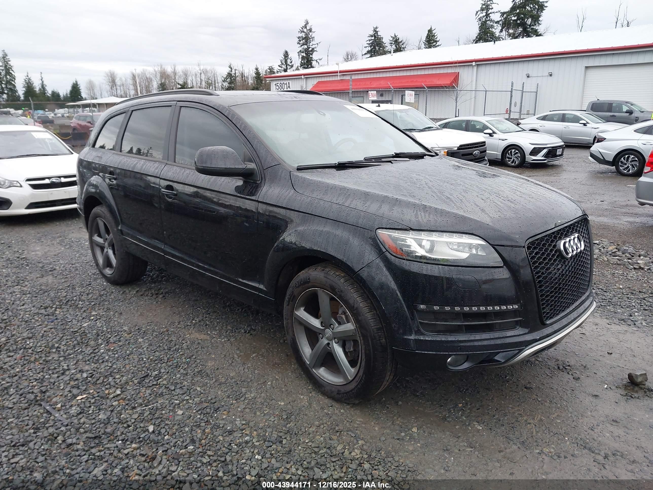 2015 Audi Q7 Premium Plus, VIN WA1LGAFE9FD009941 — После угона