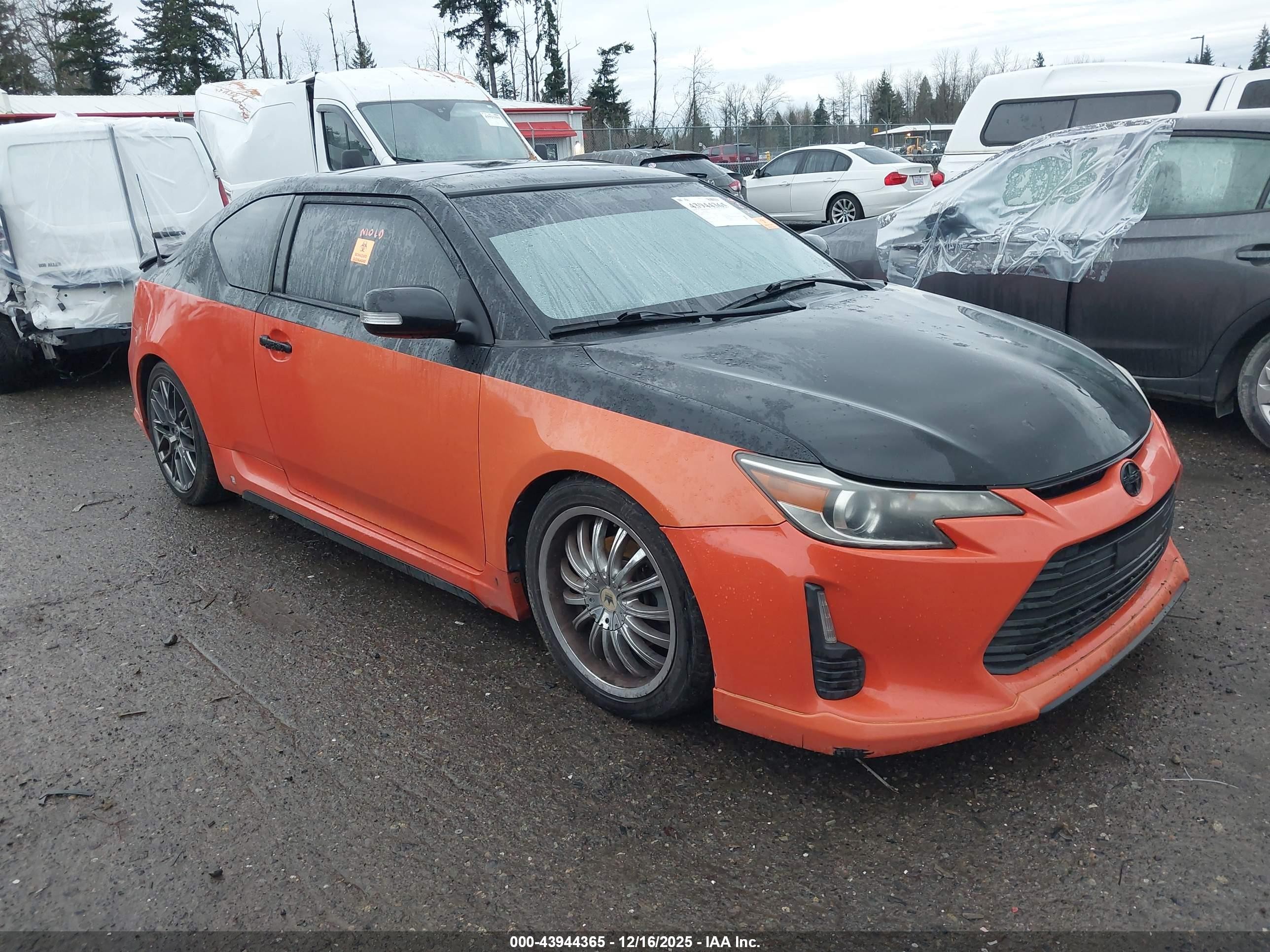 2015 Scion tC, VIN JTKJF5C72FJ008430 — Biohazard / chemical