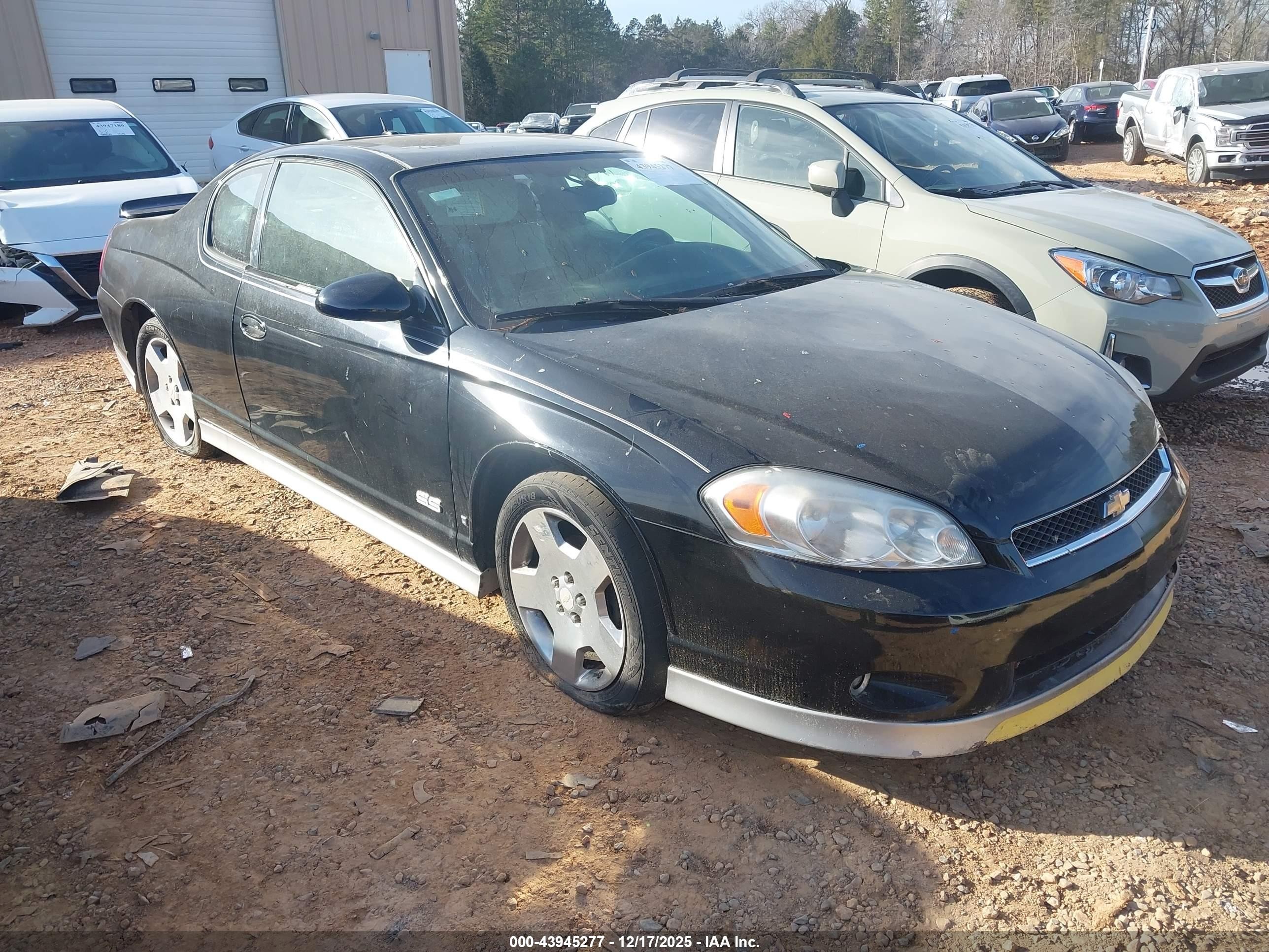 2006 Chevrolet Monte Carlo SS, VIN 2G1WL15C669334552 — Front end