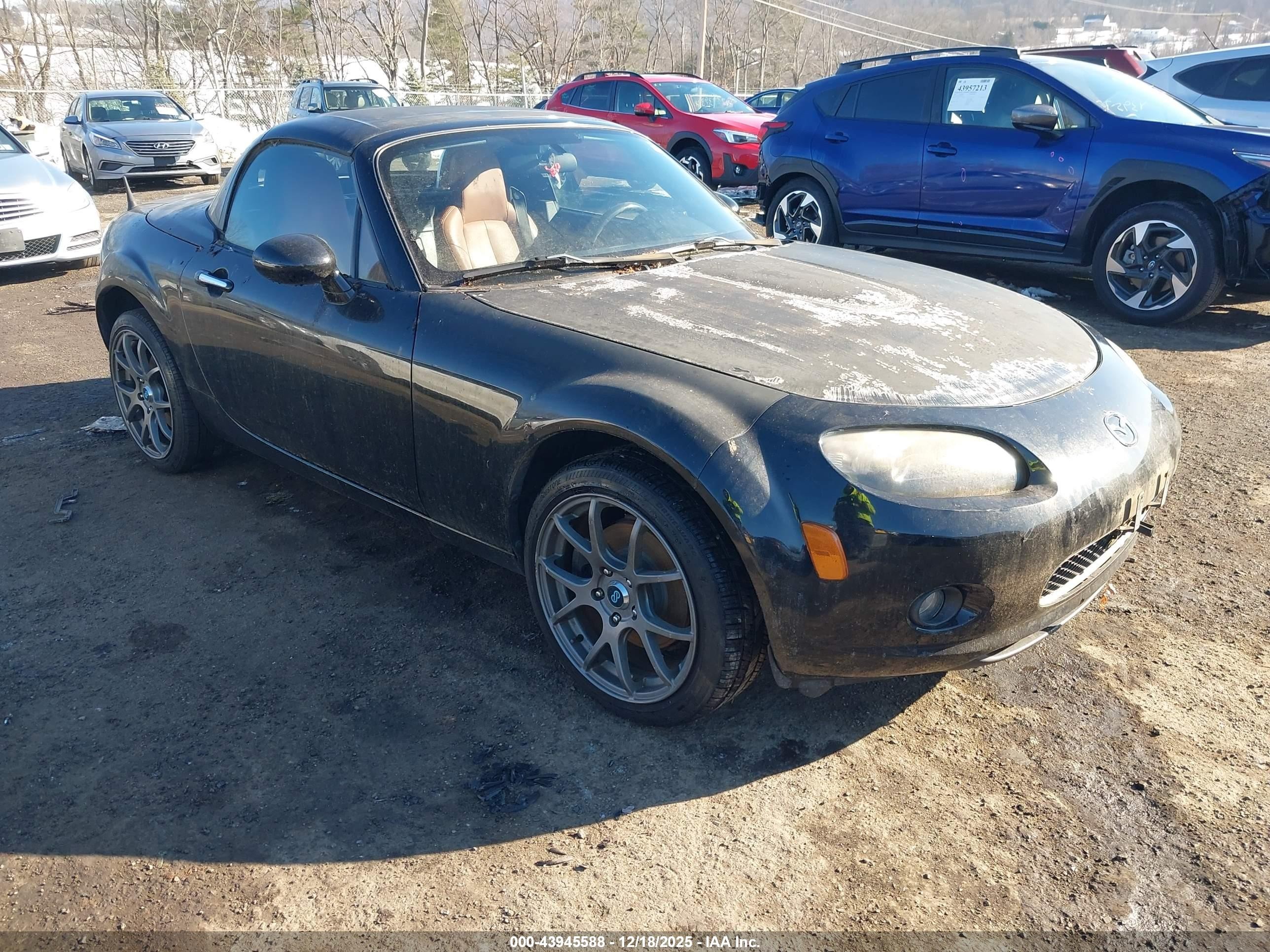 2008 Mazda MX-5 Miata Grand Touring, VIN JM1NC26F480141850 — Front end