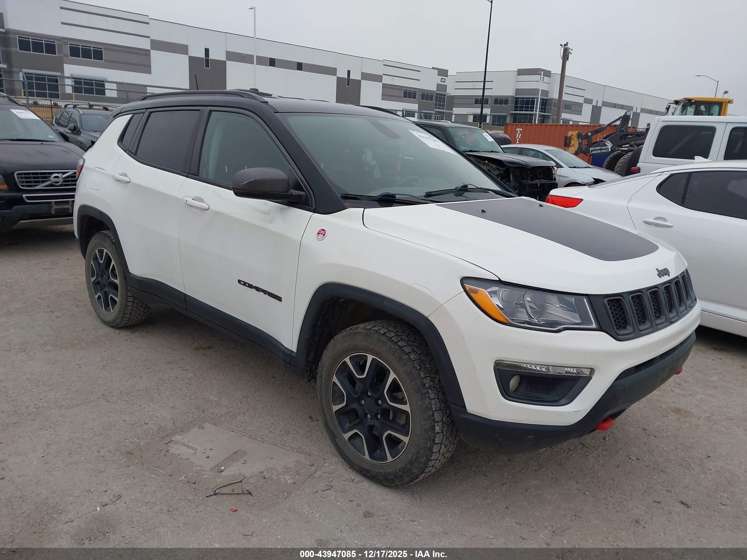 2020 Jeep Compass Trailhawk, VIN 3C4NJDDB0LT166791 — Auction photo