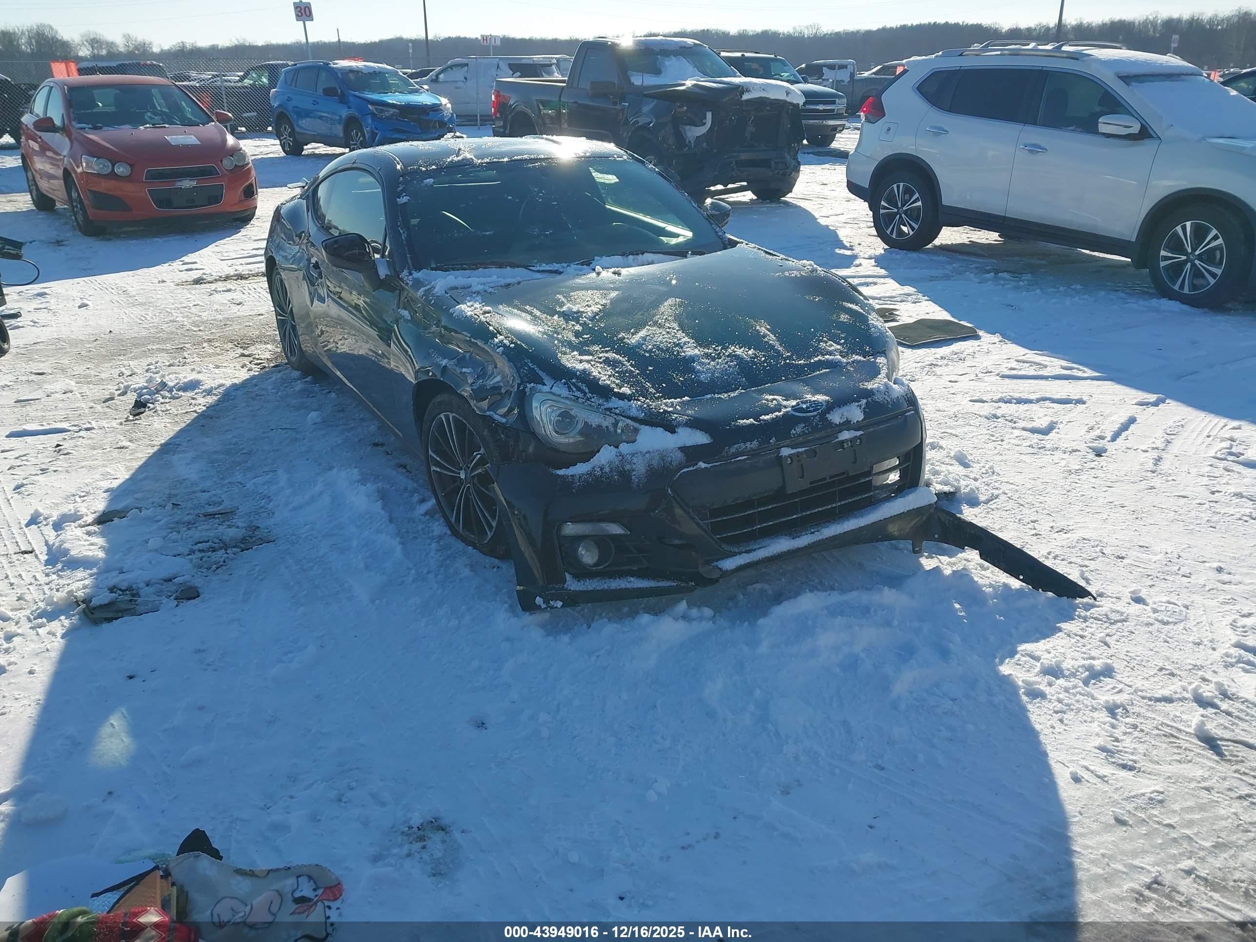 2014 Subaru BRZ Limited, VIN JF1ZCAC17E9603156 — Front end