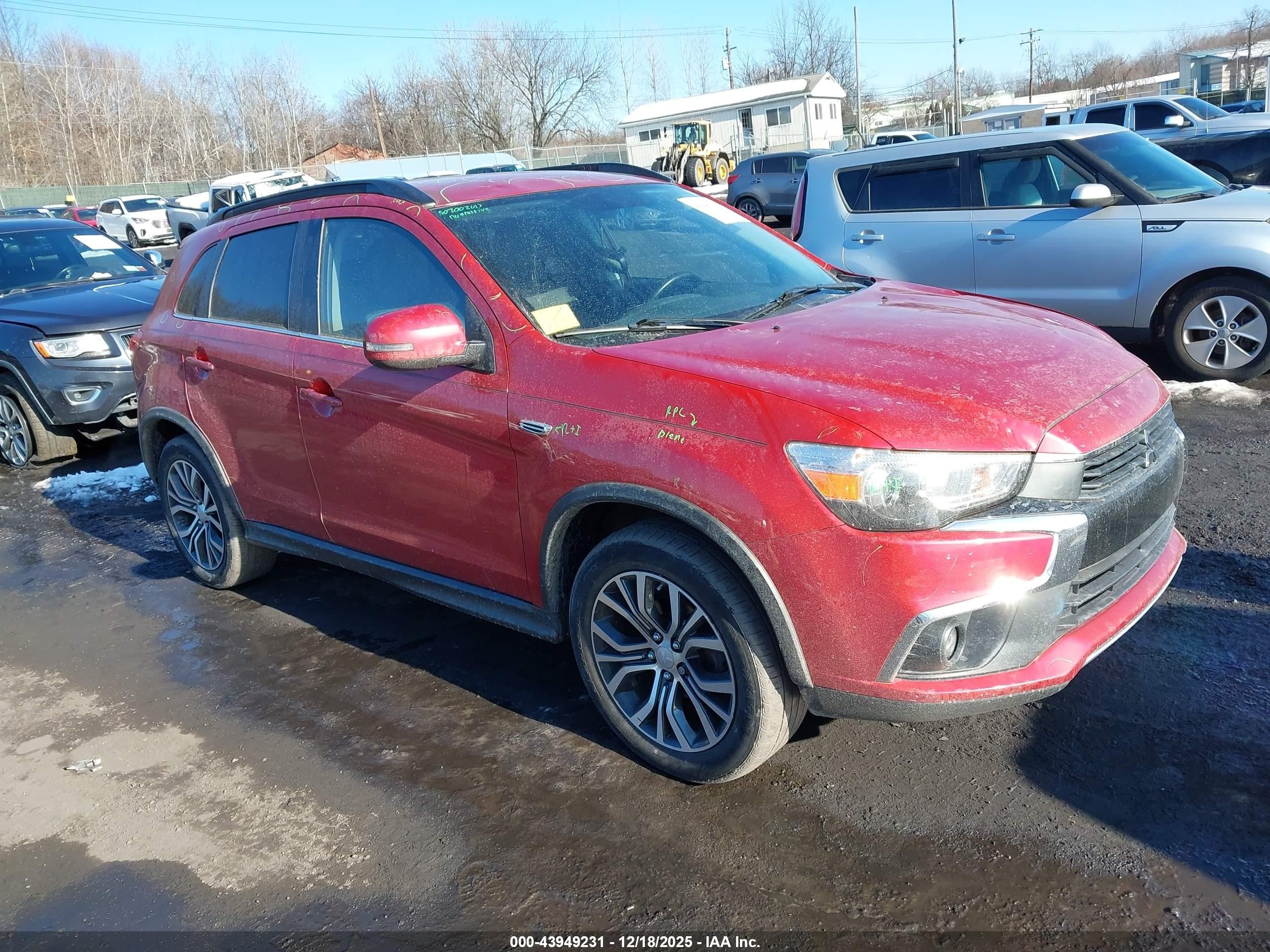 2017 Mitsubishi Outlander SEL, VIN JA4AR4AW1HZ045891 — Storm