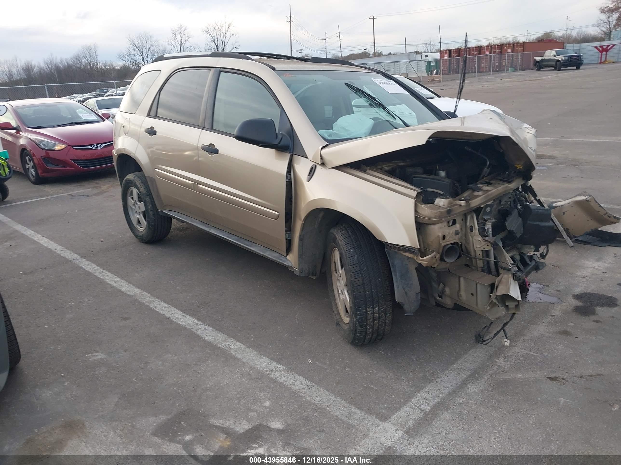 2005 Chevrolet Equinox LS, VIN 2CNDL13F156025093 — Front end