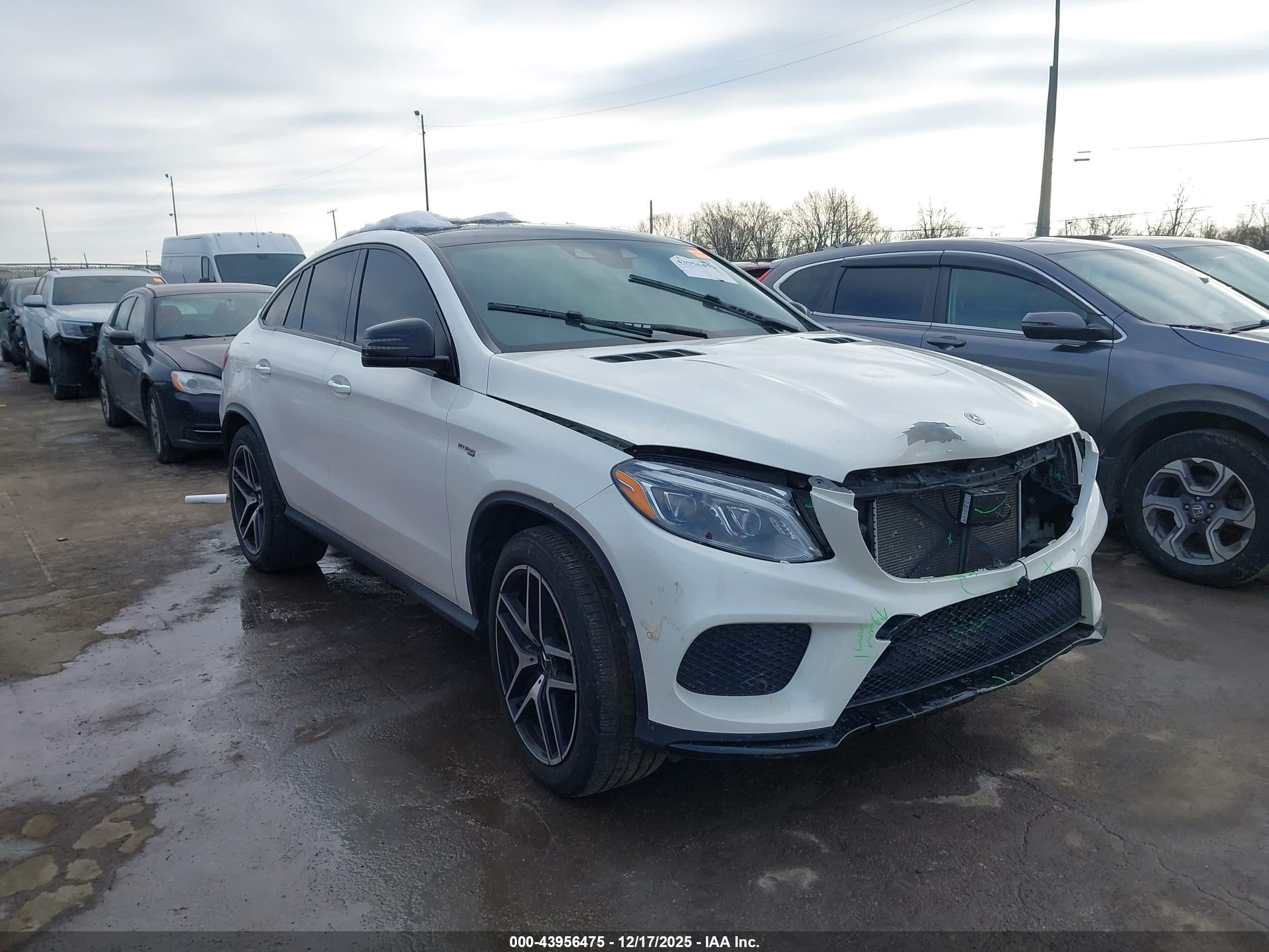2018 Mercedes-Benz GLE 43 AMG, VIN 4JGED6EBXJA094094 — Front end