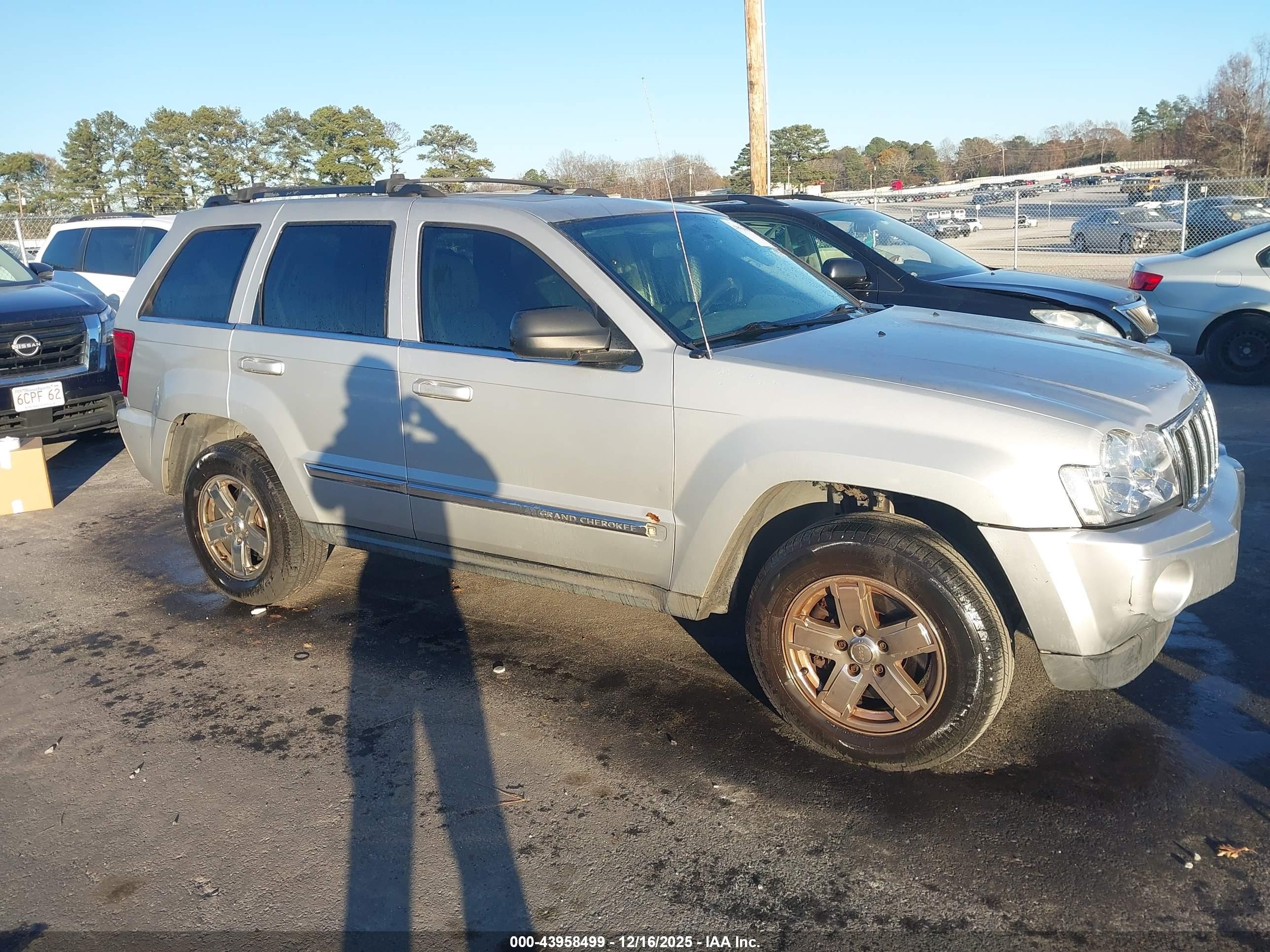 2007 Jeep Grand Cherokee Limited, VIN 1J8HS58P27C535649 — Фото с аукциона