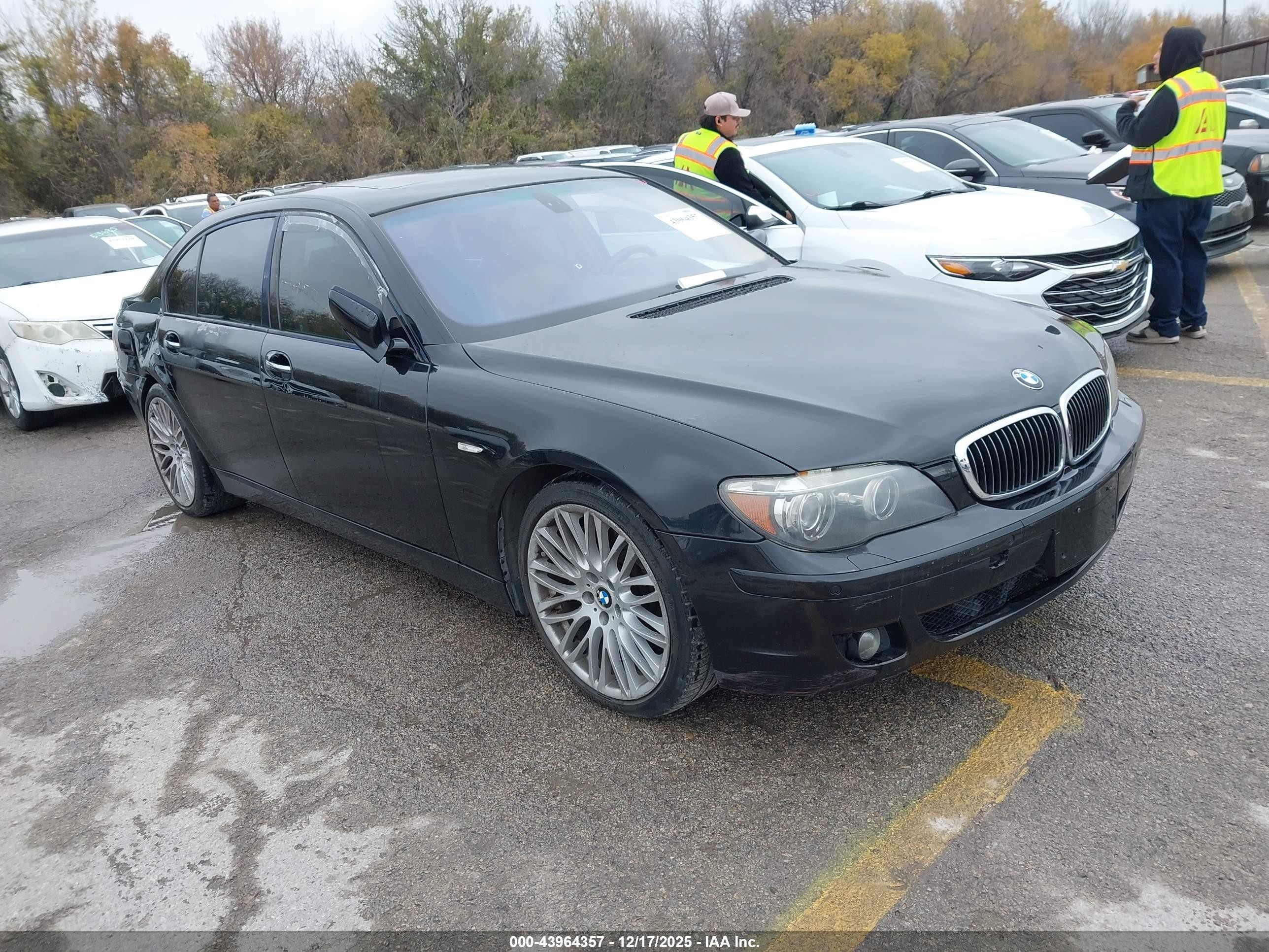 2008 BMW 7 Series 750Li, VIN WBAHN835X8DT81691 — Side