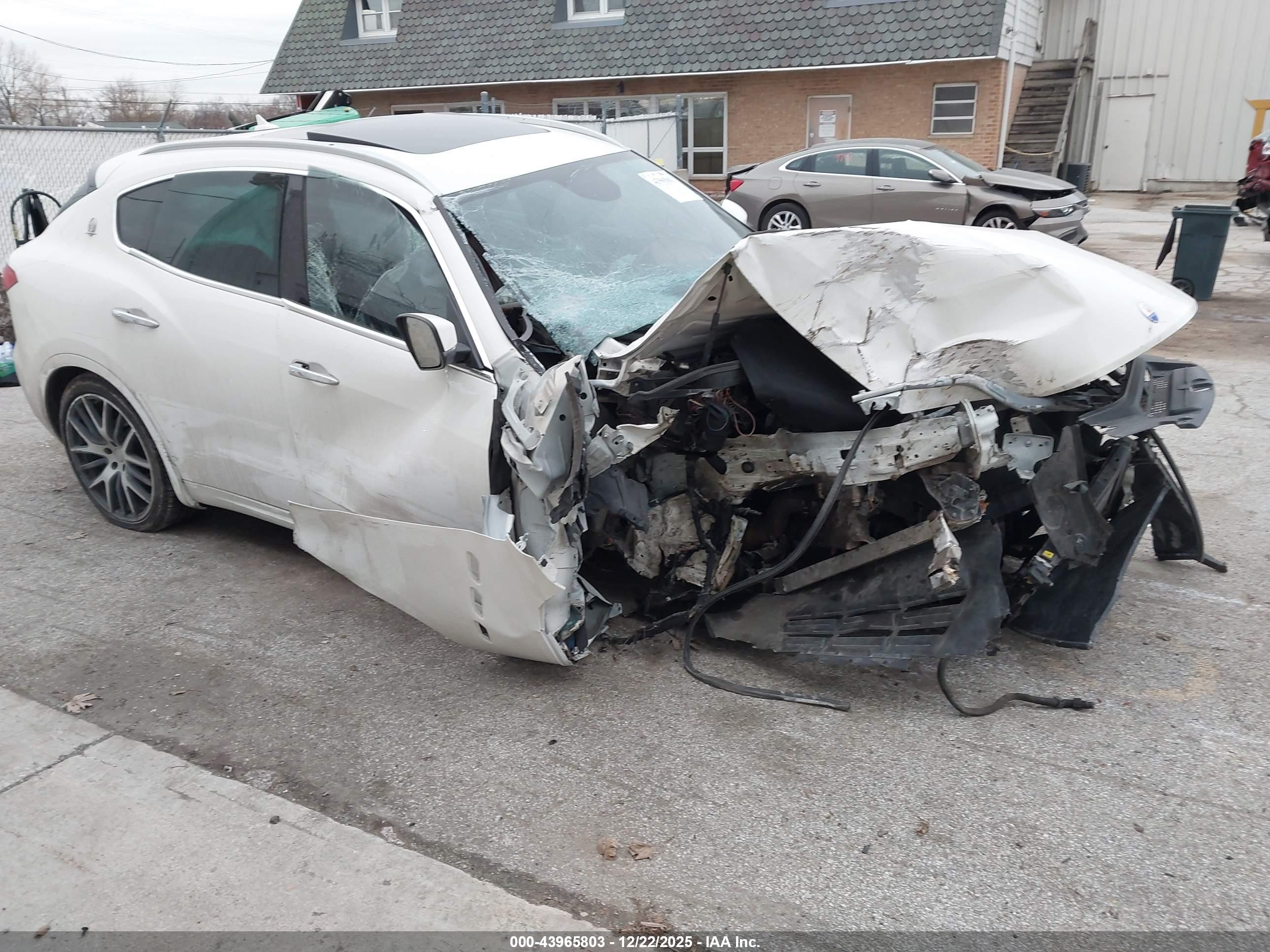 2017 Maserati Levante S, VIN ZN661YUL4HX255035 — Rollover