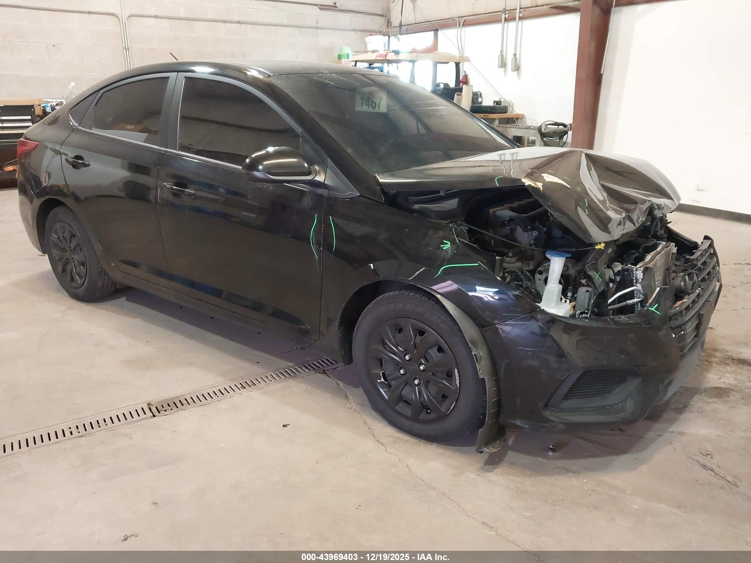 2022 Hyundai Accent SE, VIN 3KPC24A63NE186360 — Front end