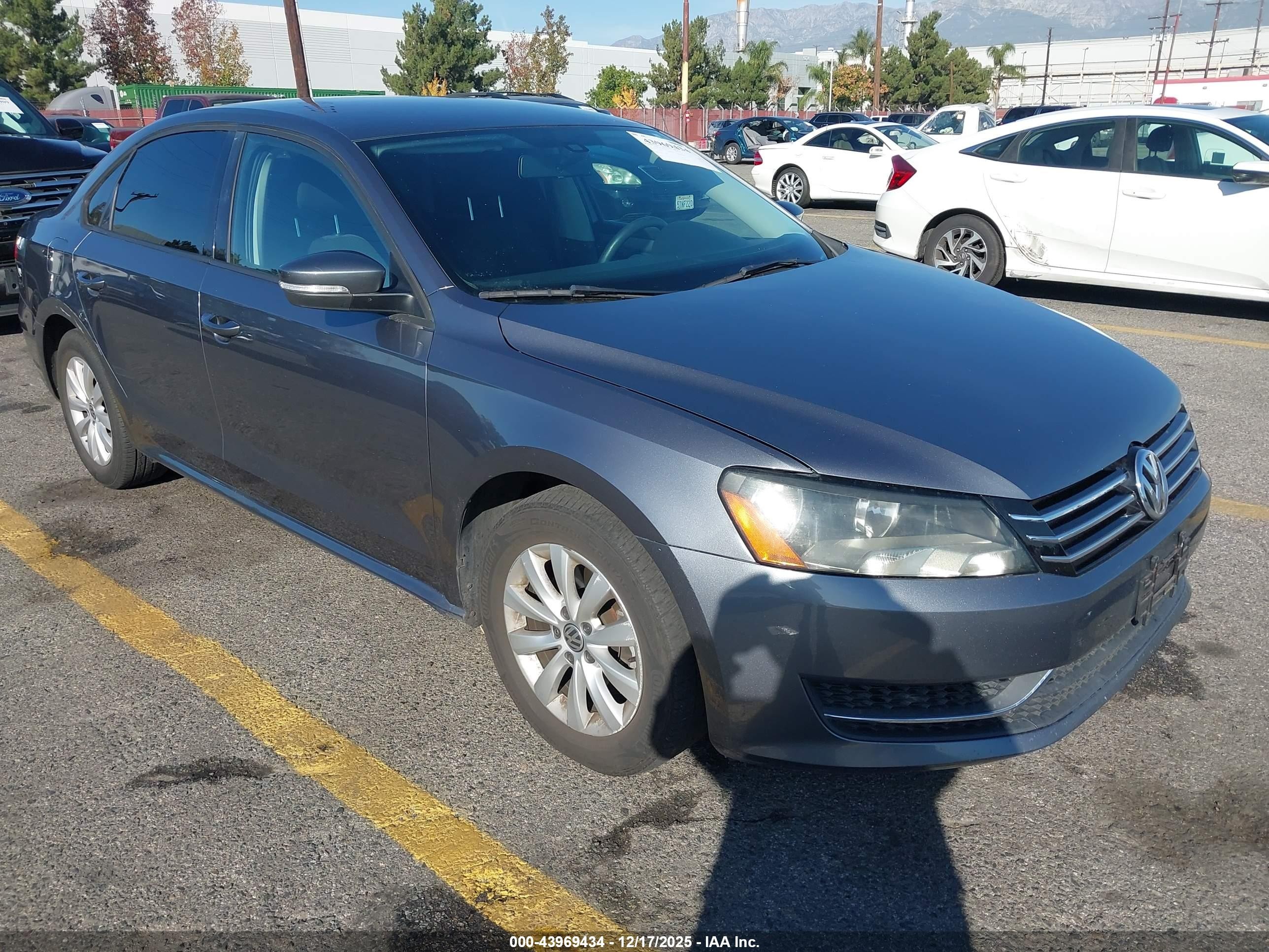 2013 Volkswagen Passat S, VIN 1VWAP7A3XDC082354 — Electrical