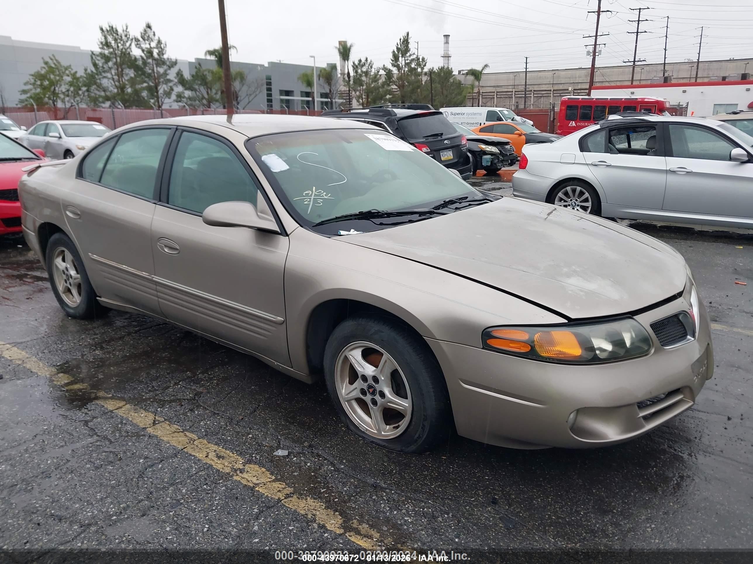 2002 Pontiac Bonneville SE, VIN 1G2HX54K224115254 — Not stated