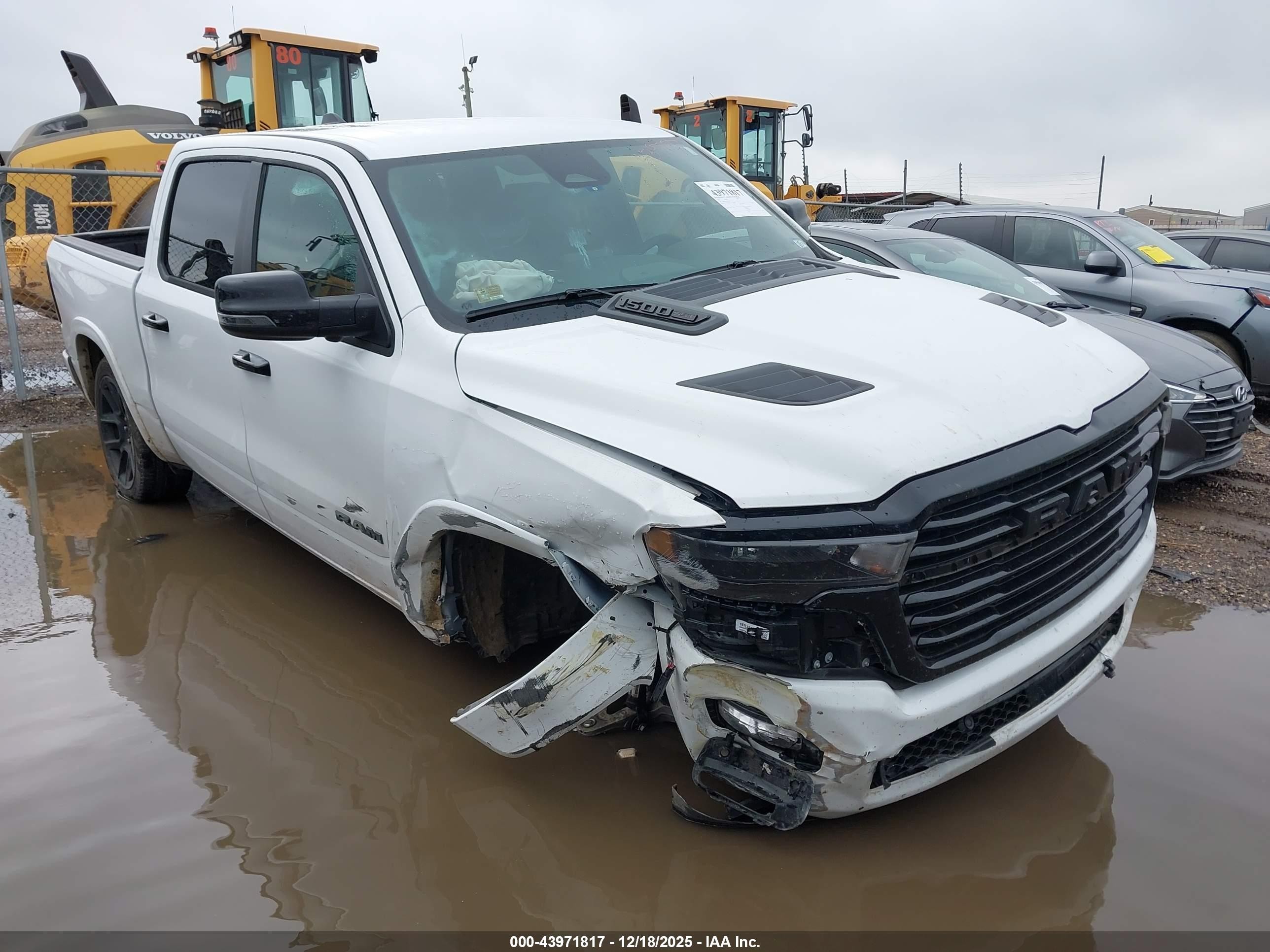 2025 Ram 1500 Laramie, VIN 1C6SRFJP0SN658279 — Auction photo