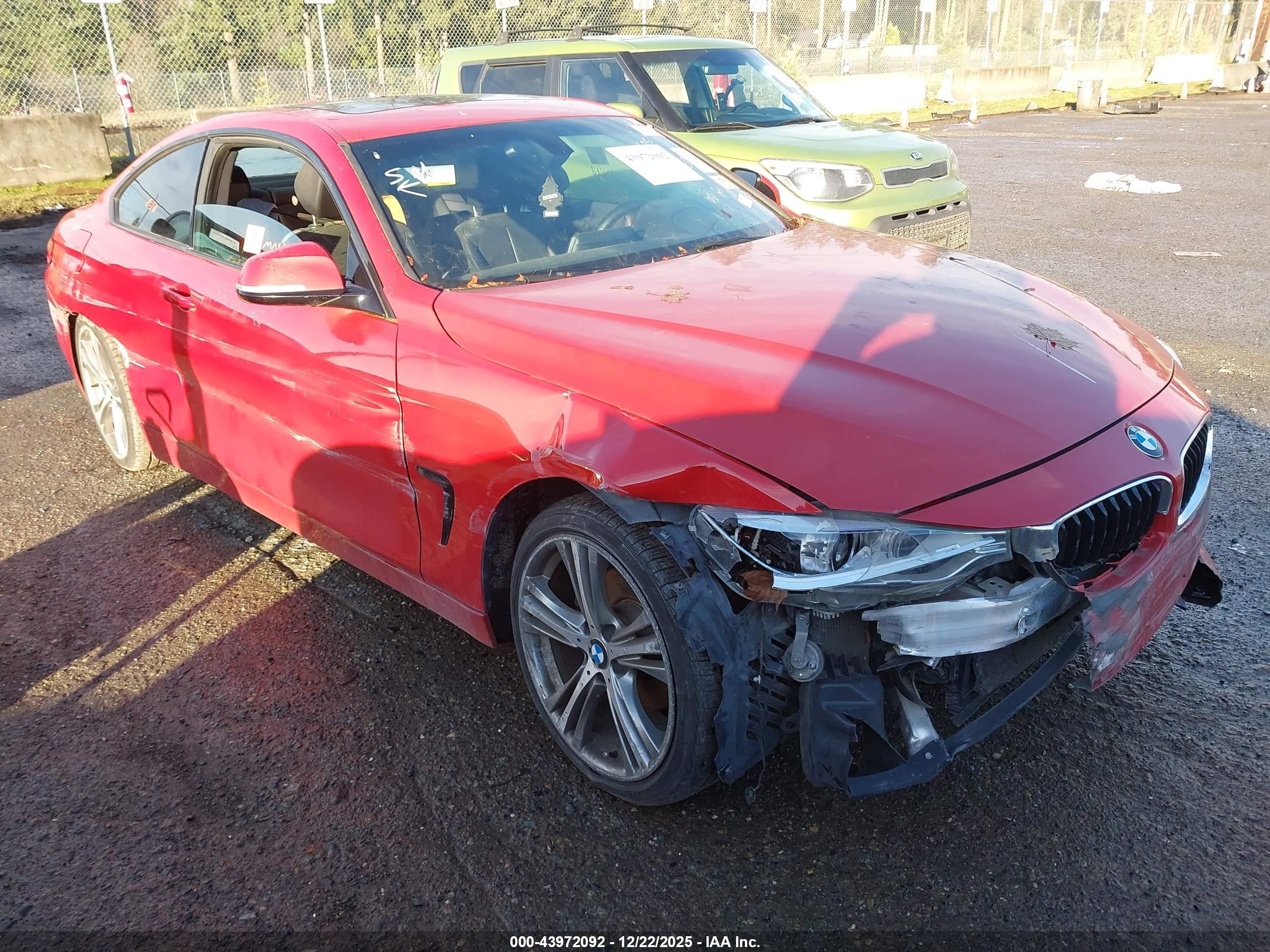2014 BMW 4 Series 428i, VIN WBA3N3C53EF712625 — Biohazard / chemical