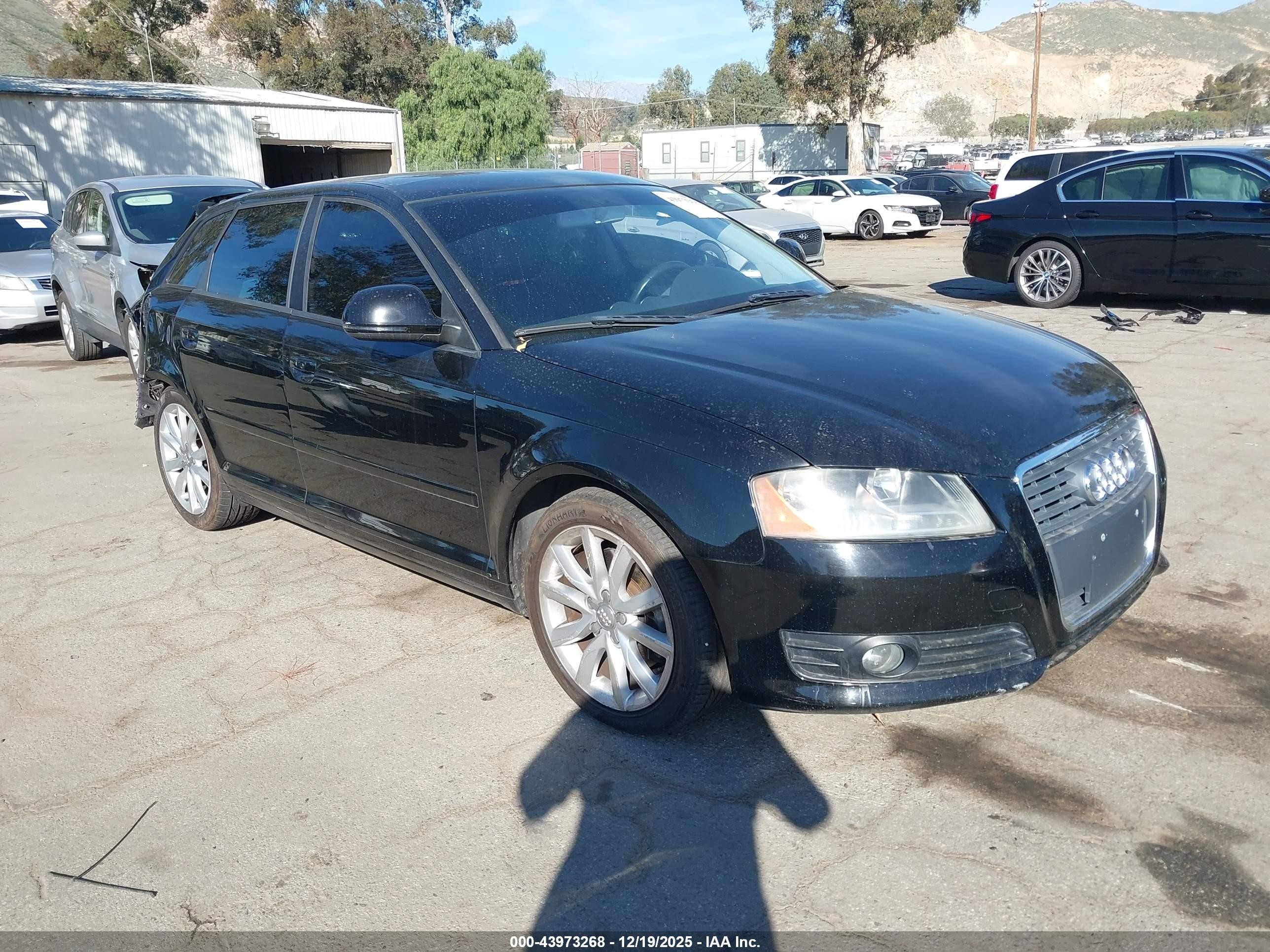 2009 Audi A3 Sportback S line, VIN WAUHE78PX9A089191 — Зад