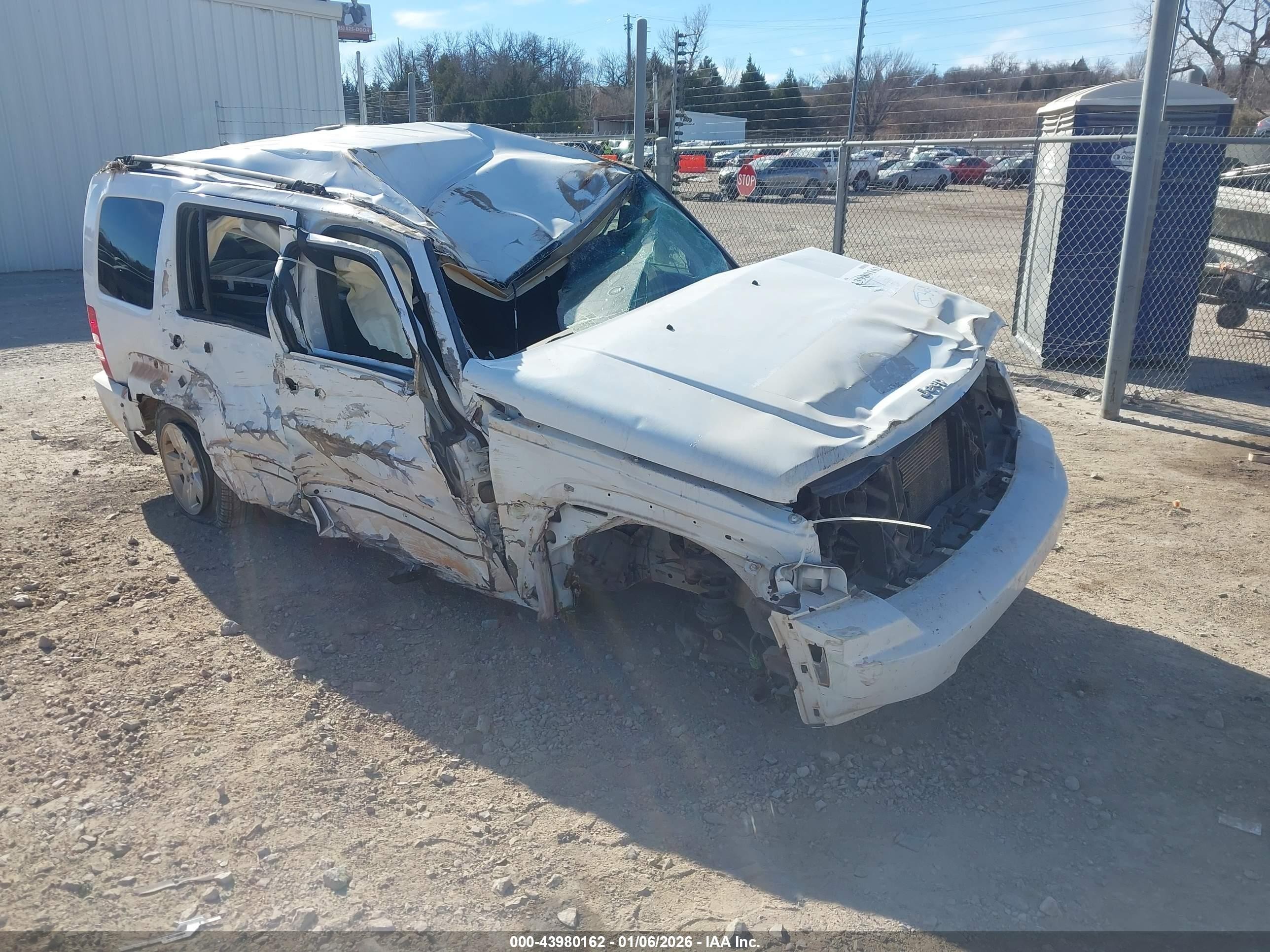 2012 Jeep Liberty Sport, VIN 1C4PJLAK1CW132313 — Опрокидывание