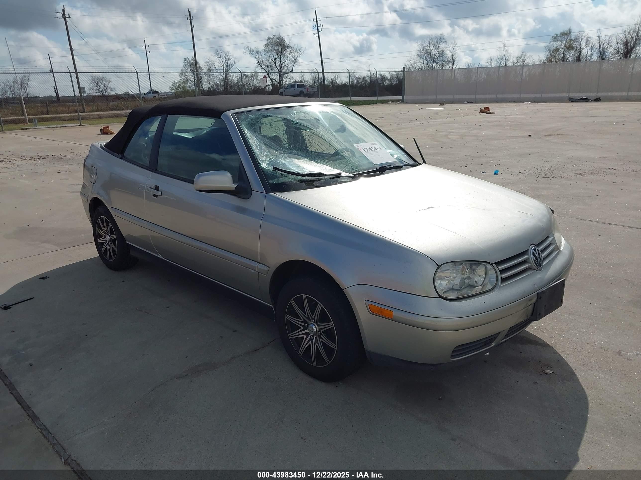 1999 Volkswagen Cabriolet GLS, VIN 3VWDB61E1XM816809 — Auction photo
