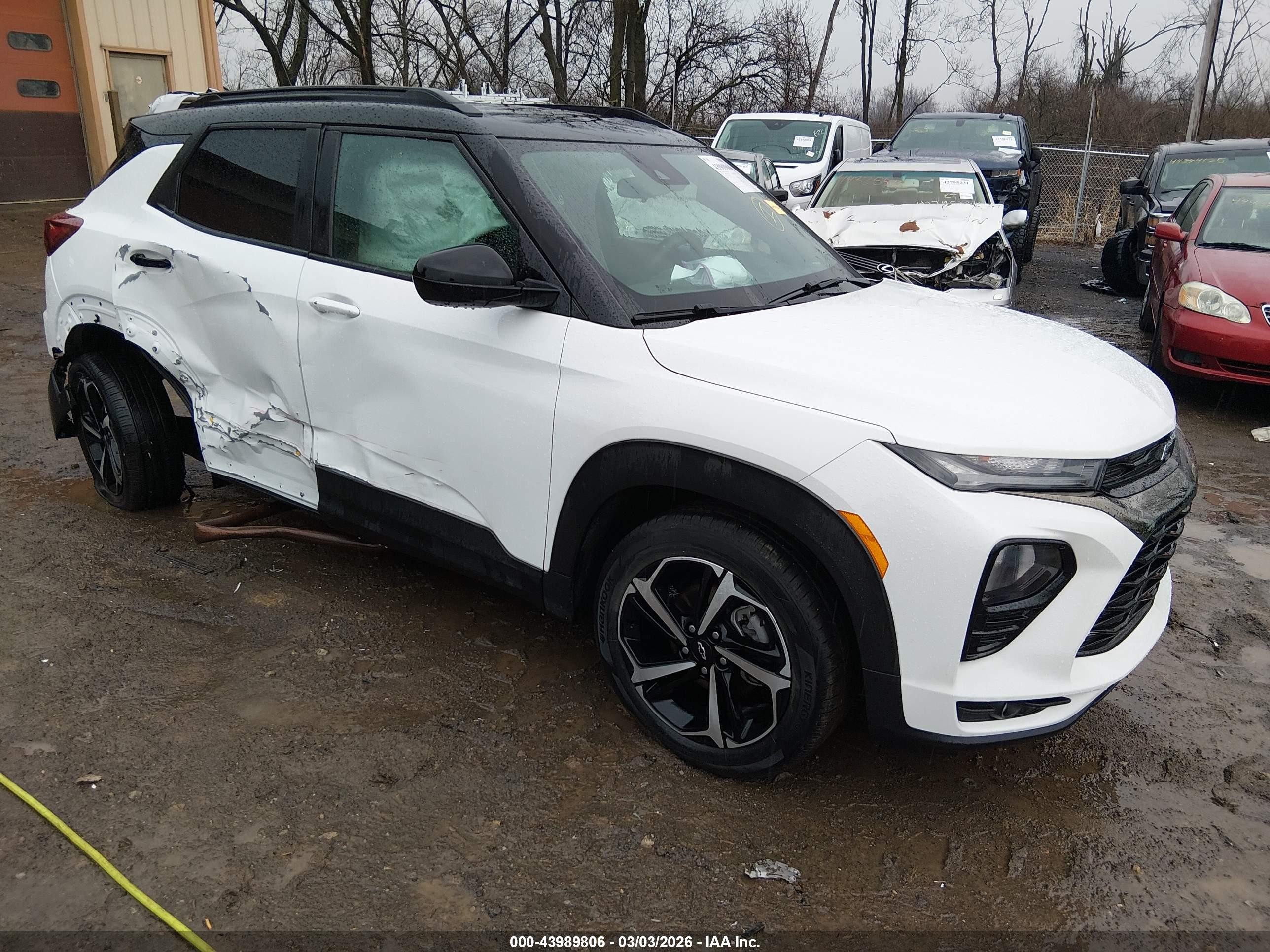 2022 Chevrolet TrailBlazer RS, VIN KL79MTSL5NB024114 — Side